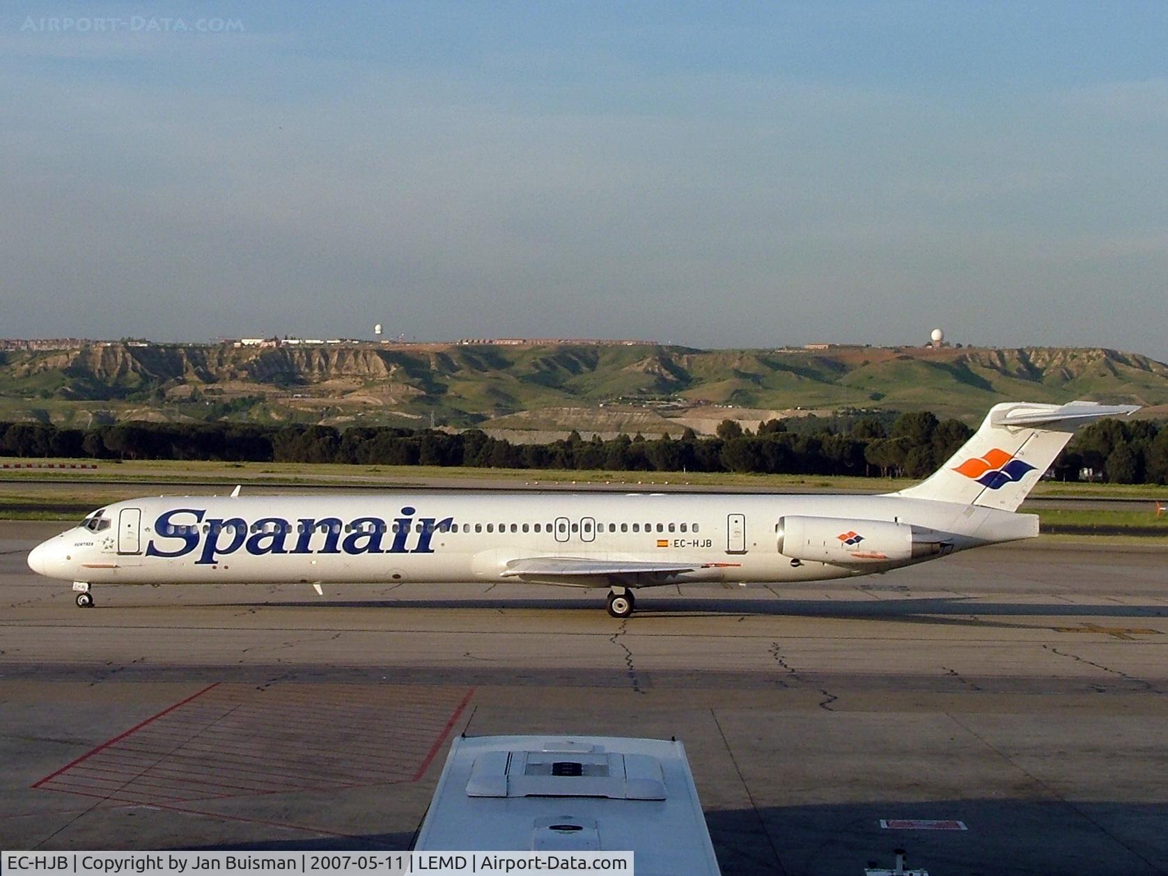 EC-HJB, 1988 McDonnell Douglas MD-82 (DC-9-82) C/N 49507, Spanair