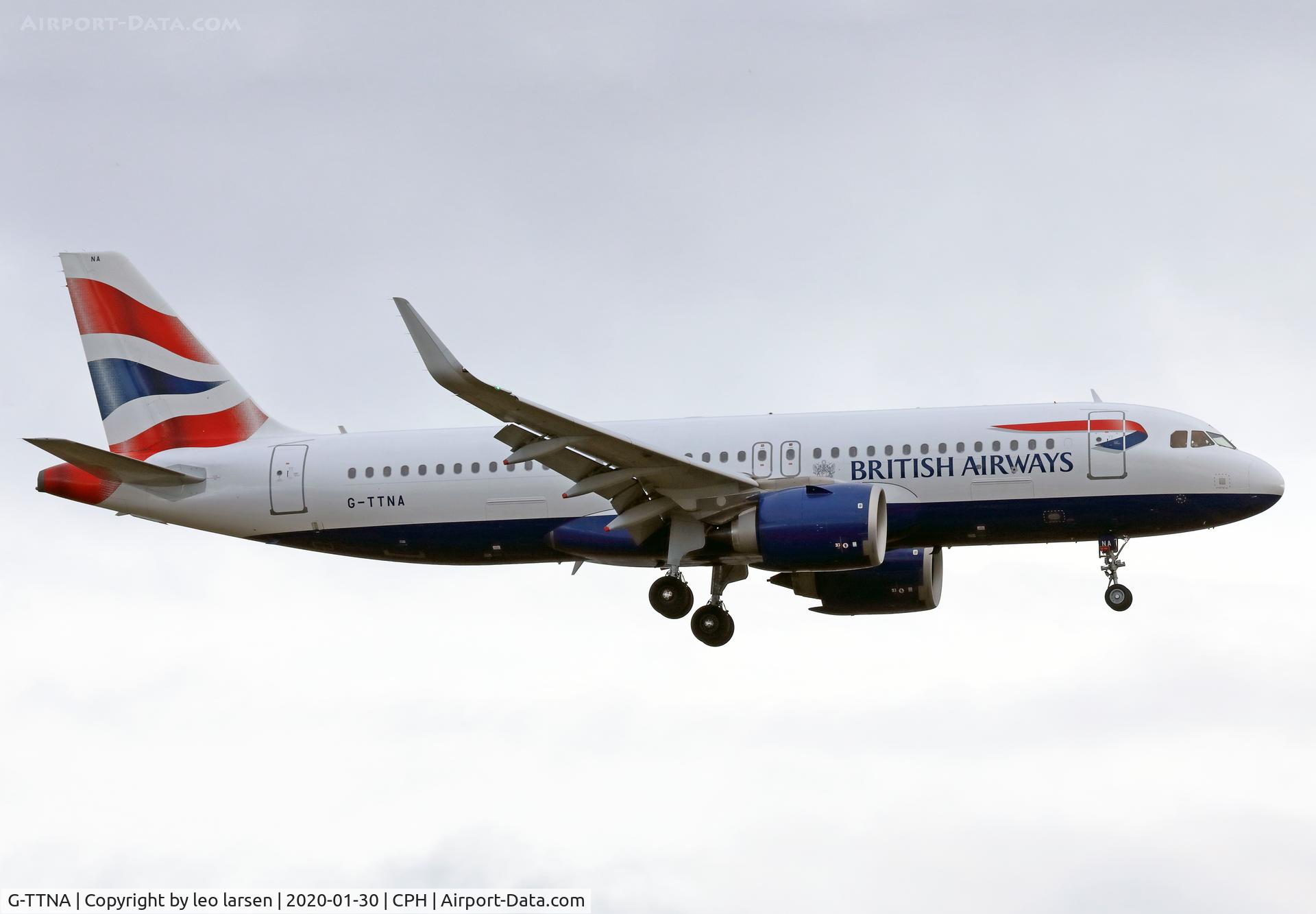 G-TTNA, 2018 Airbus A320-251N C/N 8108, Copenhagen 30.1.2020