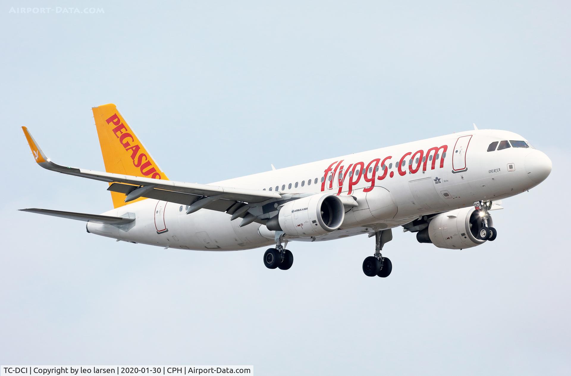 TC-DCI, 2015 Airbus A320-216 C/N 6666, Copenhagen 30.1.2020