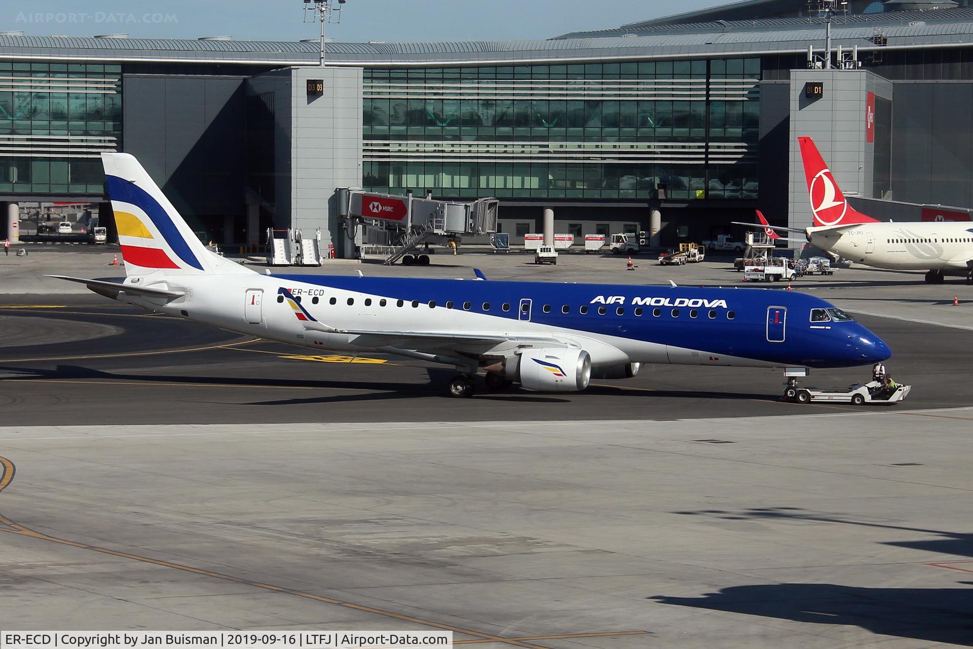 ER-ECD, 2009 Embraer 190AR (ERJ-190-100IGW) C/N 19000310, Air Moldava