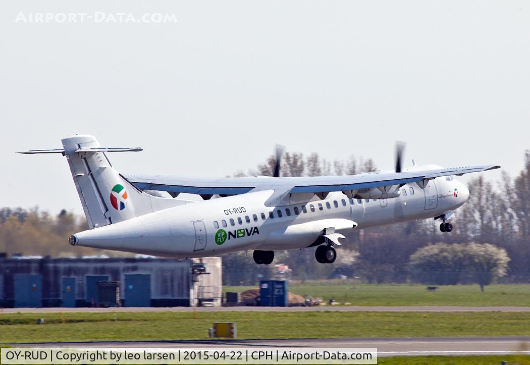 OY-RUD, 1990 ATR 72-201 C/N 162, Copenhagen 22.4.2015