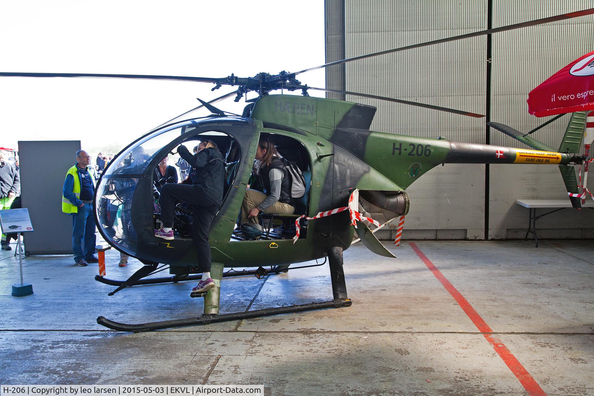 H-206, 1971 Hughes 369HM C/N 41-0206M, Værløse 3.5.2015