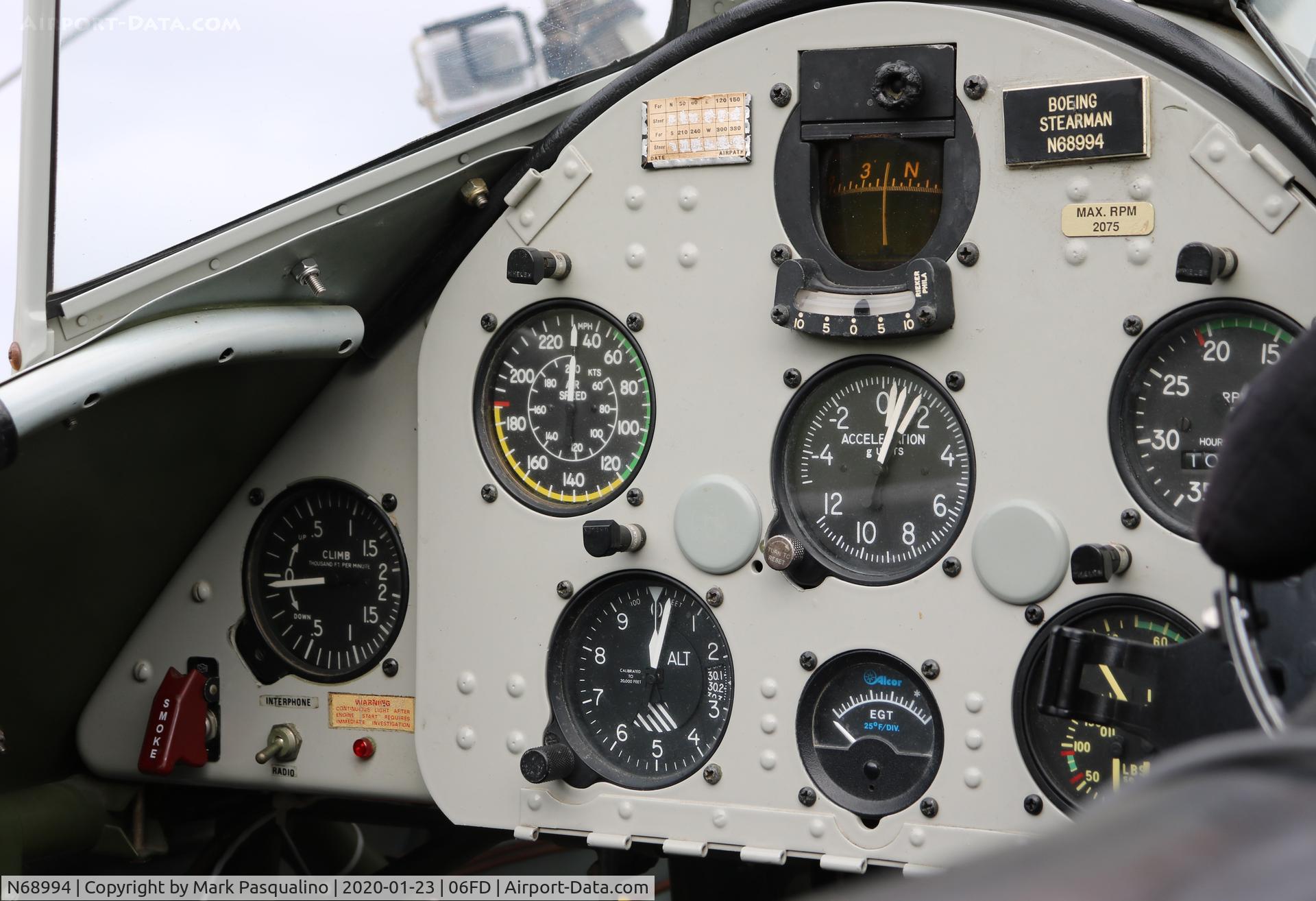 N68994, 1943 Boeing N2S-3 Kaydet (B75N1) C/N 75-7598, Stearman