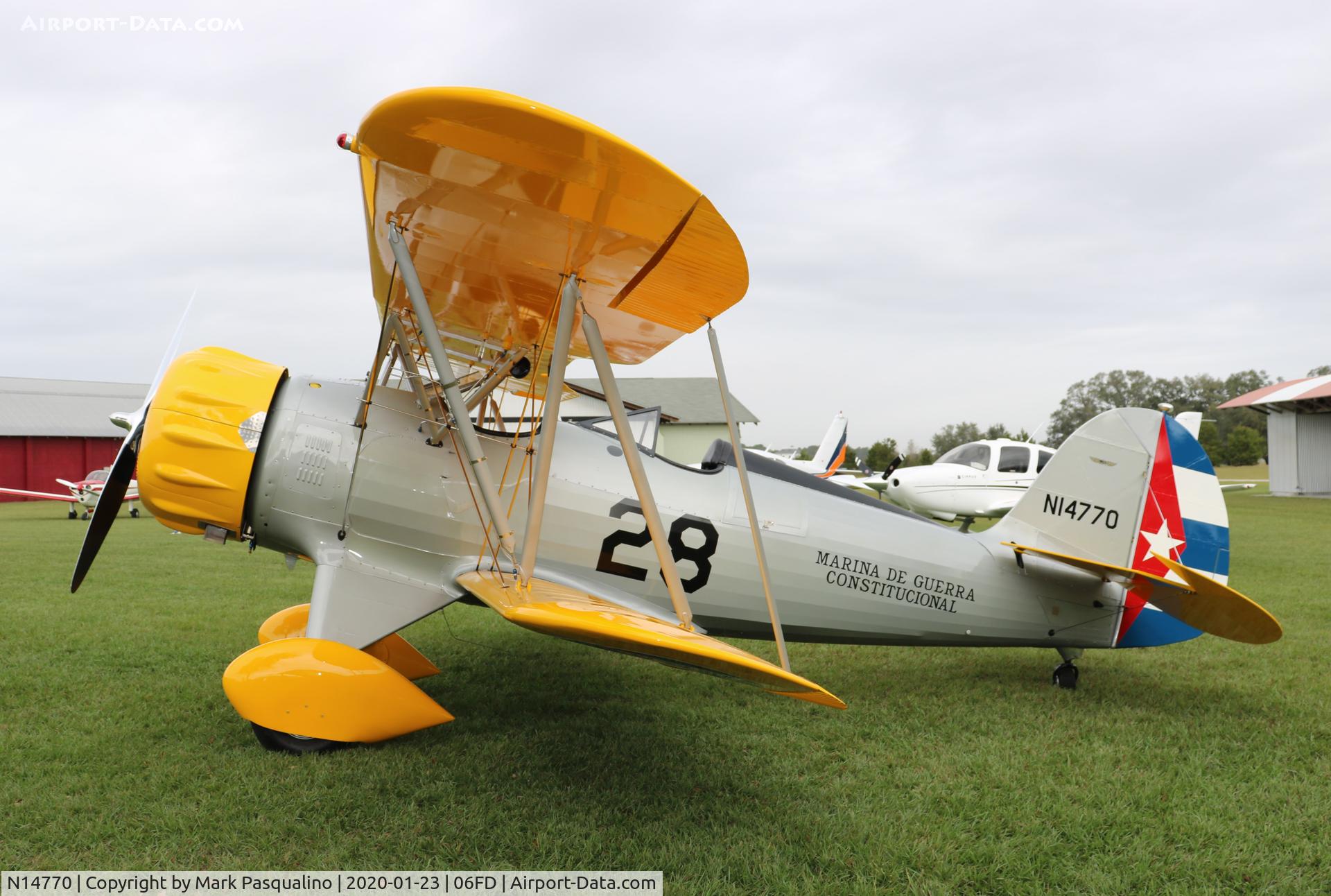 N14770, 1991 Classic Aircraft Corp WACO YMF C/N F5C043, Waco YMF
