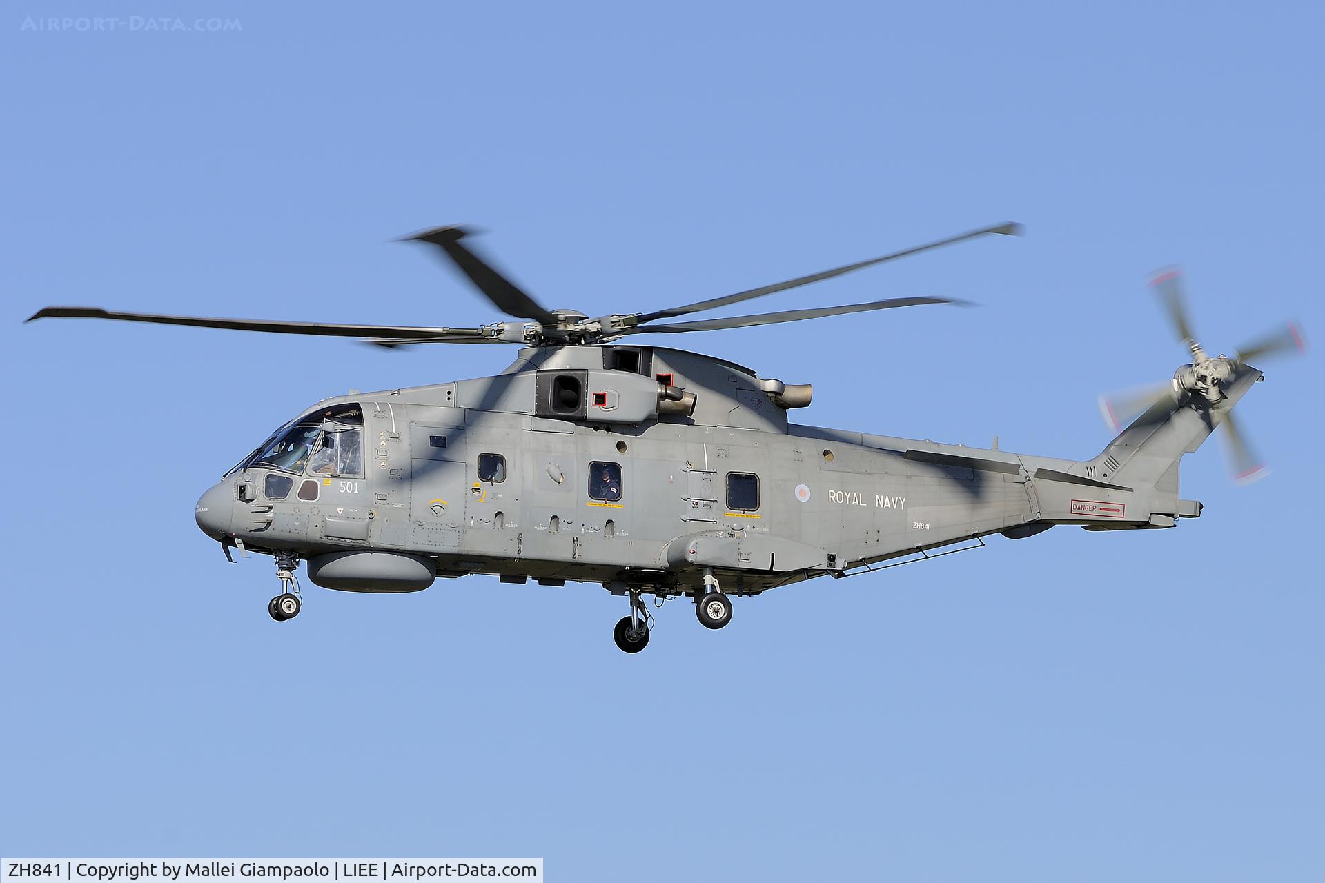 ZH841, 2000 AgustaWestland EH-101 Merlin HM.2 C/N 50087/RN21/MCSP21, ZH841