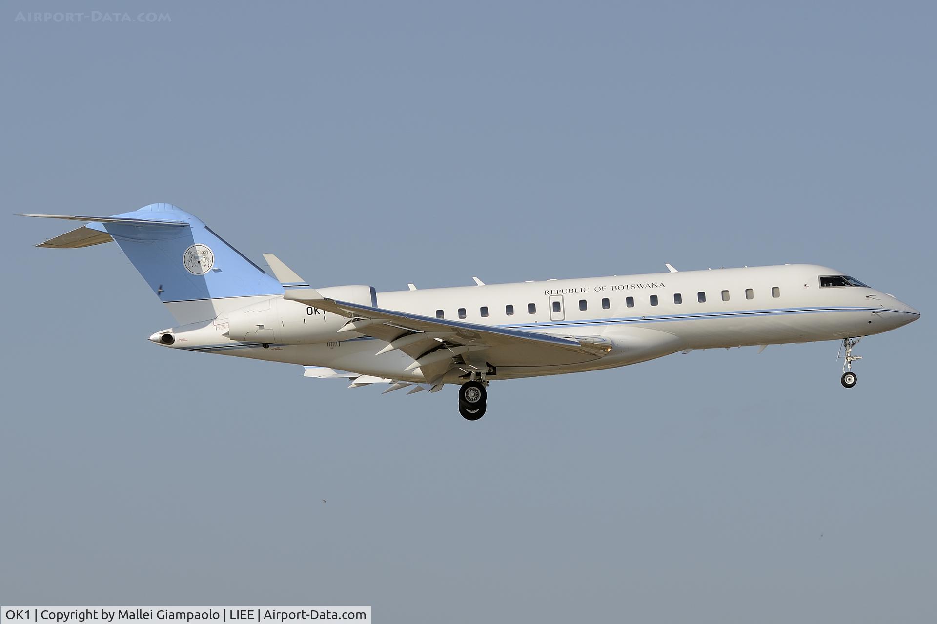 OK1, 2009 Bombardier BD-700-1A10 Global Express XRS C/N 9259, OK1