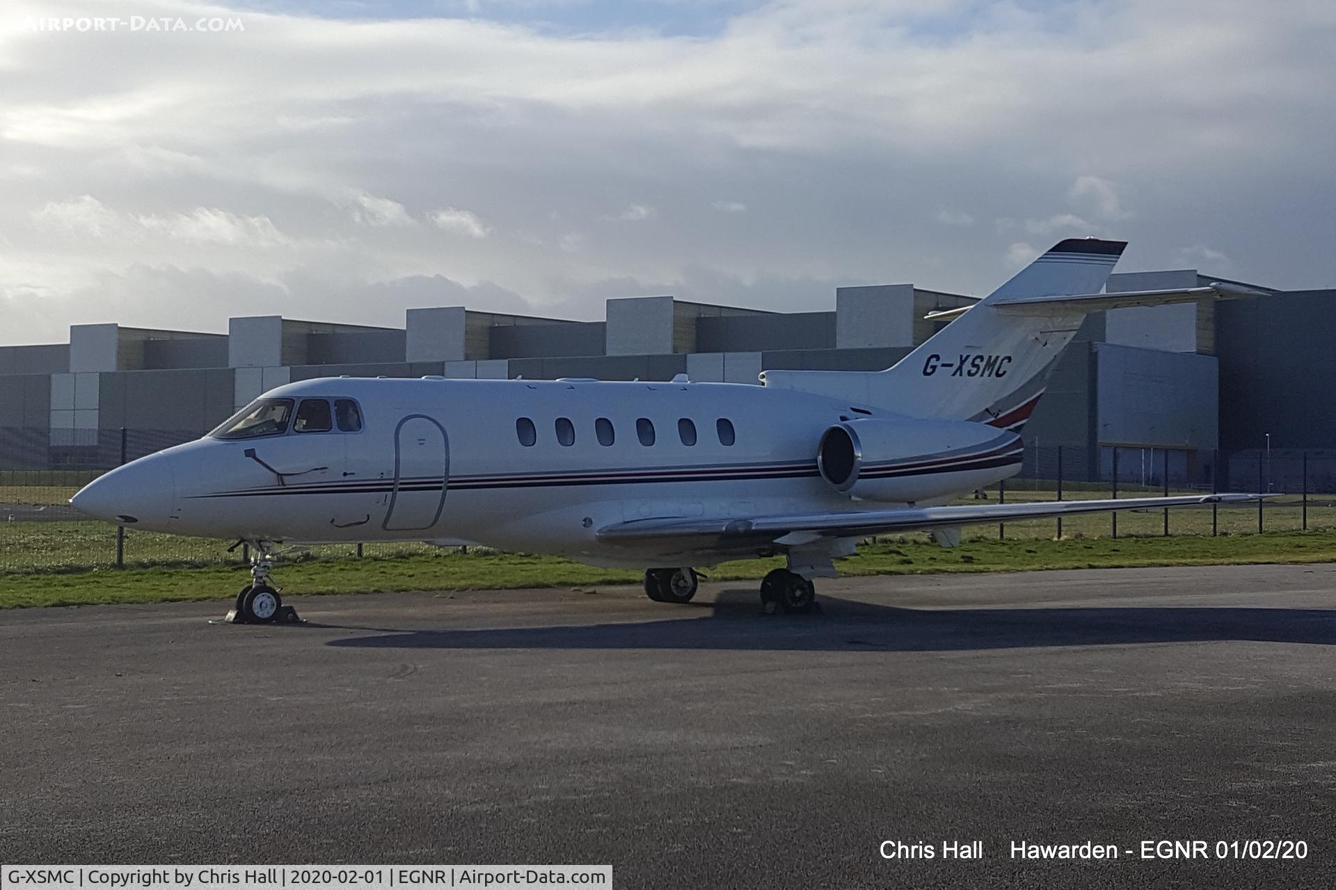 G-XSMC, 2006 Raytheon Hawker 800XP C/N 258779, at Hawarden