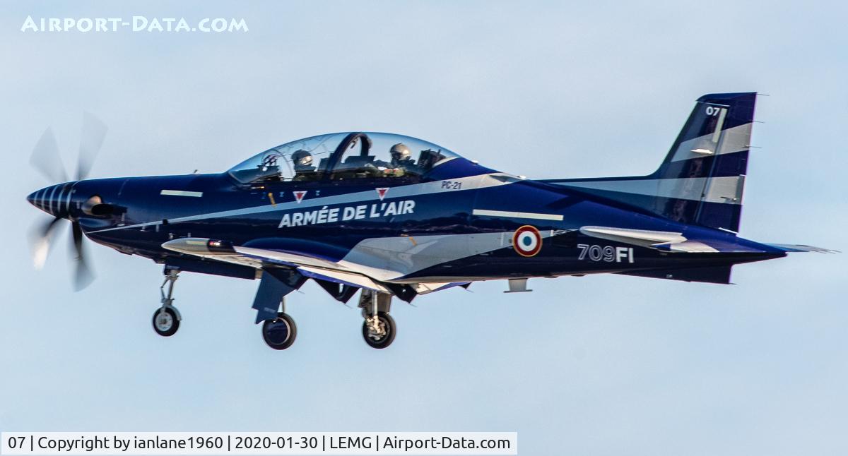 07, 2018 Pilatus PC-21 C/N 299, Departing from Malaga