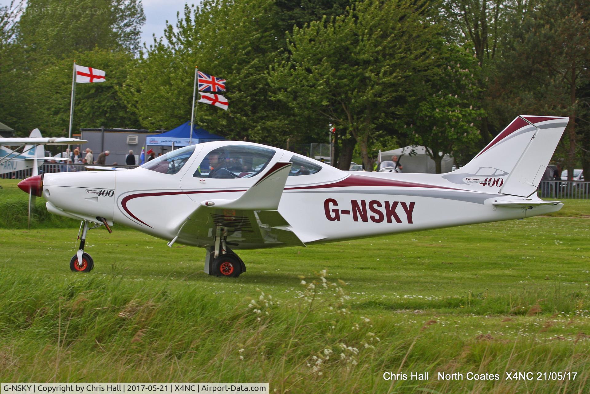G-NSKY, 2016 Alpi Aviation Pioneer 400 C/N LAA 364-15236, North Coates Summer fly in