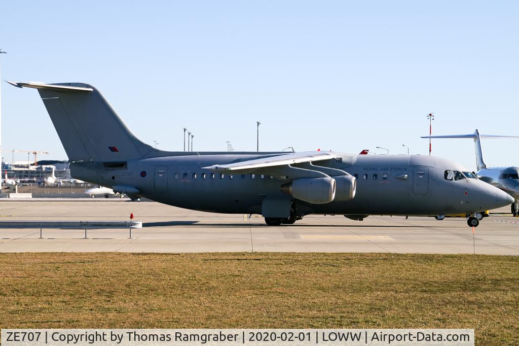 ZE707, 1991 British Aerospace BAe.146-200QC Quick Change C/N E2188, UK - Air Force BAe 146