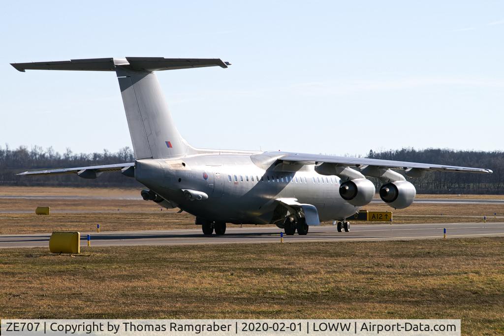 ZE707, 1991 British Aerospace BAe.146-200QC Quick Change C/N E2188, UK - Air Force BAe 146