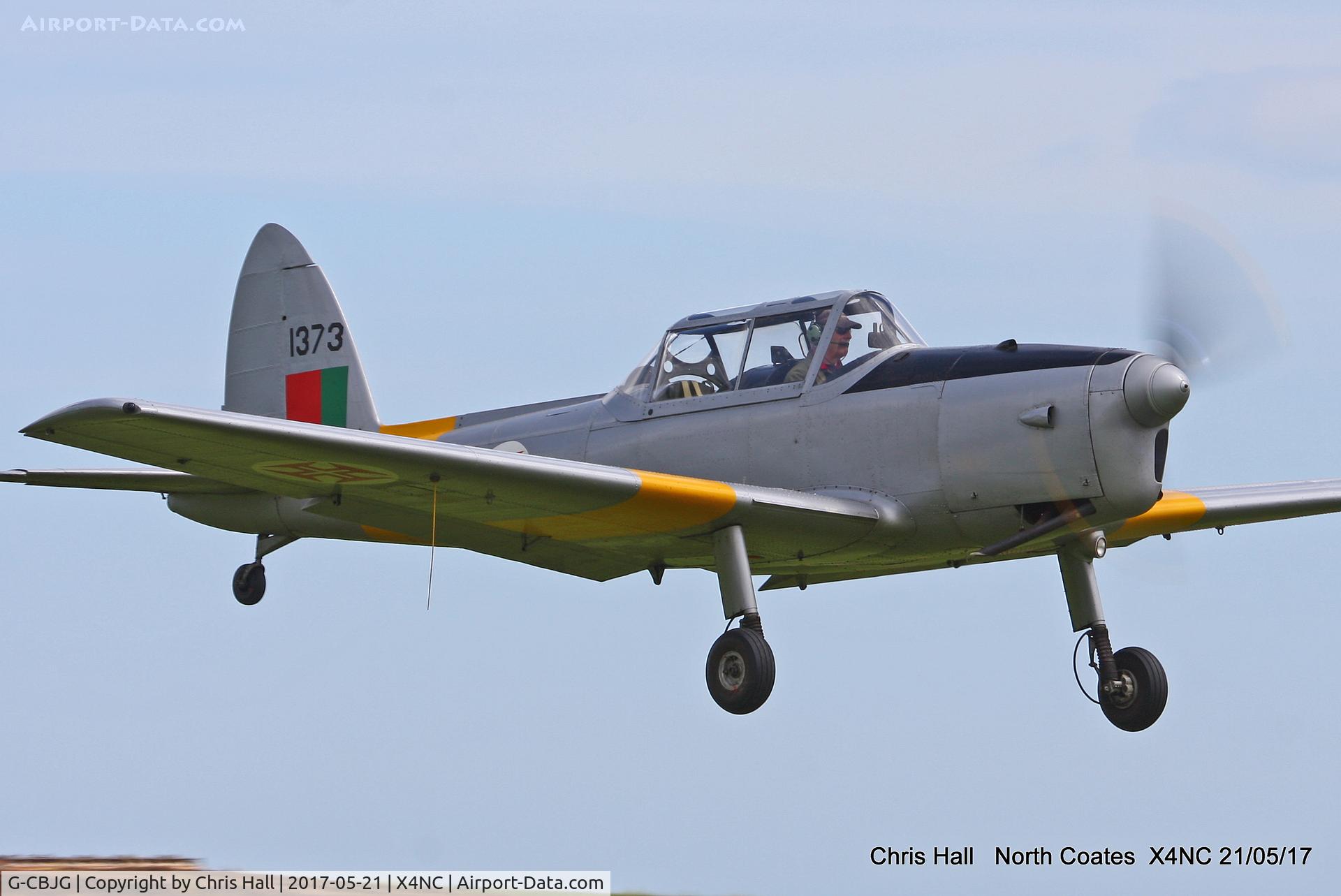 G-CBJG, 1961 OGMA DHC-1 Chipmunk T.20 C/N OGMA-63, North Coates Summer fly in