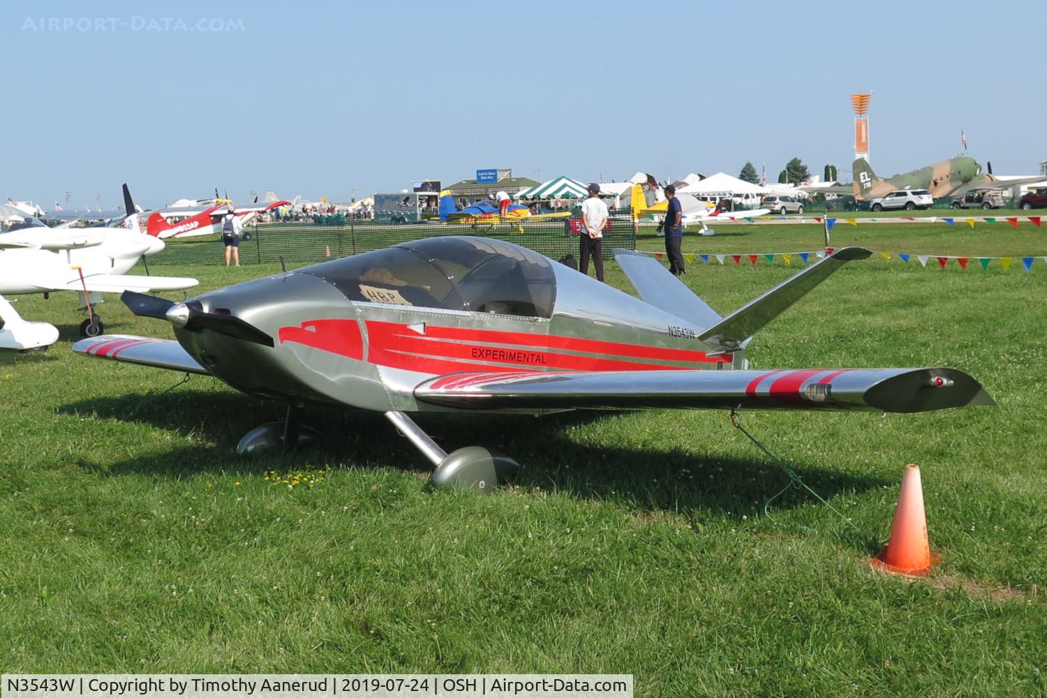 N3543W, Sonex Waiex C/N W0041, Sonex Waiex, c/n: W0041