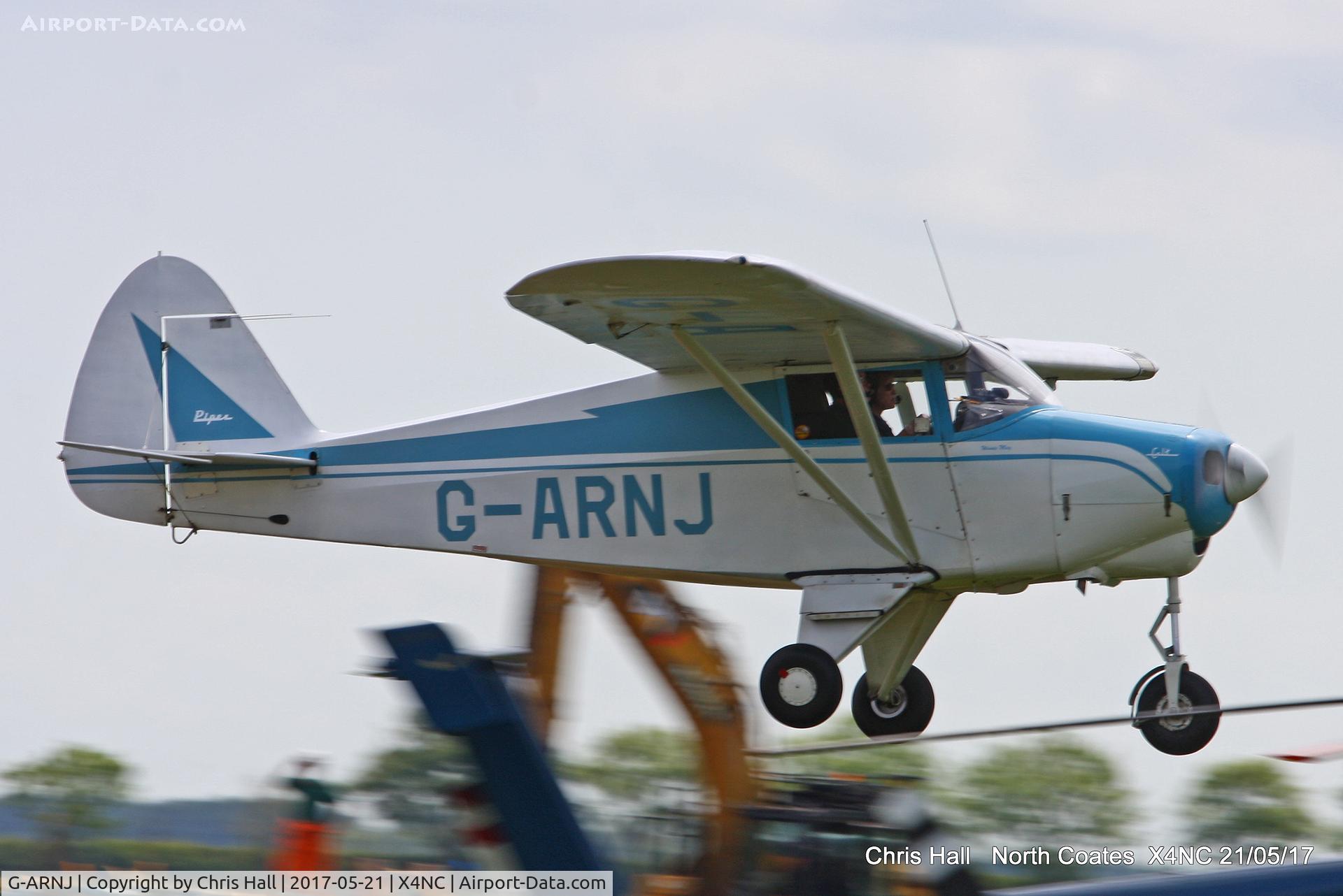 G-ARNJ, 1961 Piper PA-22-108 Colt Colt C/N 22-8587, North Coates Summer fly in