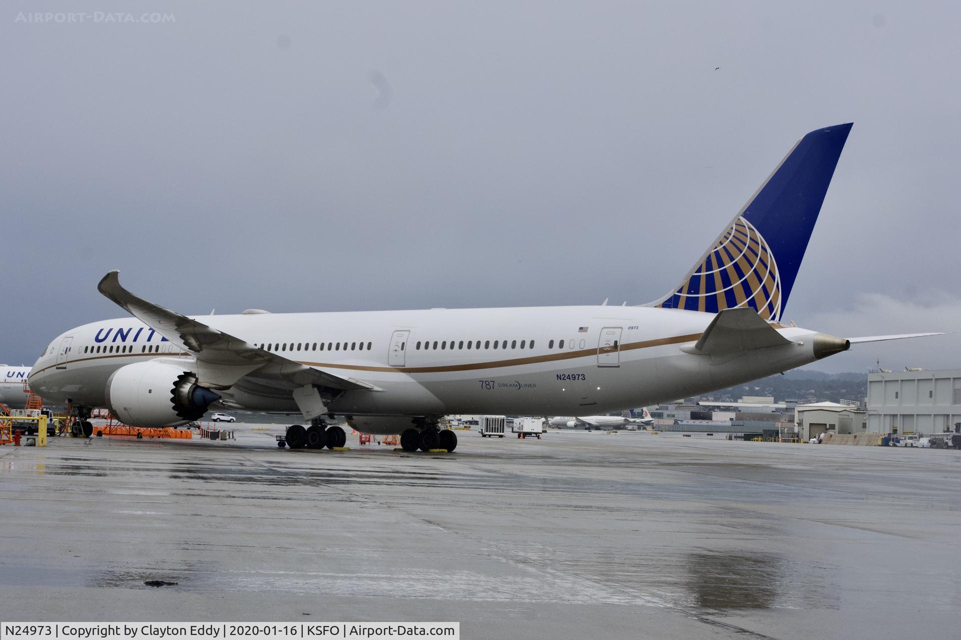 N24973, 2018 Boeing 787-9 Dreamliner Dreamliner C/N 40941, SFO 2020.