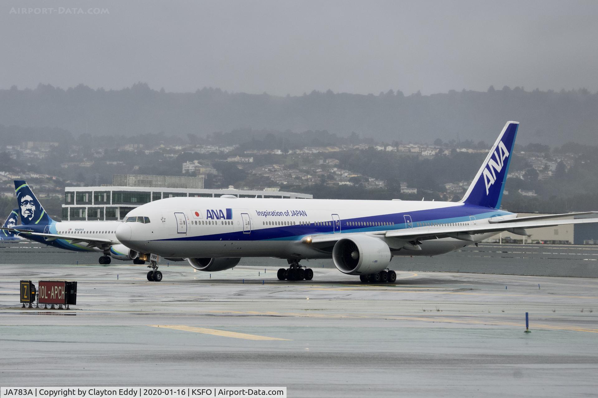 JA783A, 2008 Boeing 777-381/ER C/N 27940, SFO 2020.