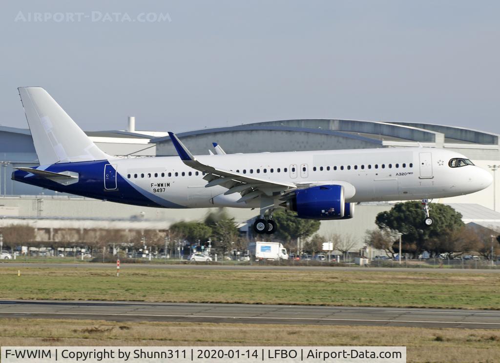 F-WWIM, 2020 Airbus A320-271N C/N 9497, C/n 9497 - To be SX-NEA