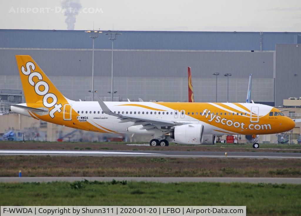F-WWDA, 2020 Airbus A320-271N C/N 9494, C/n 9494 - To be 9V-TNC