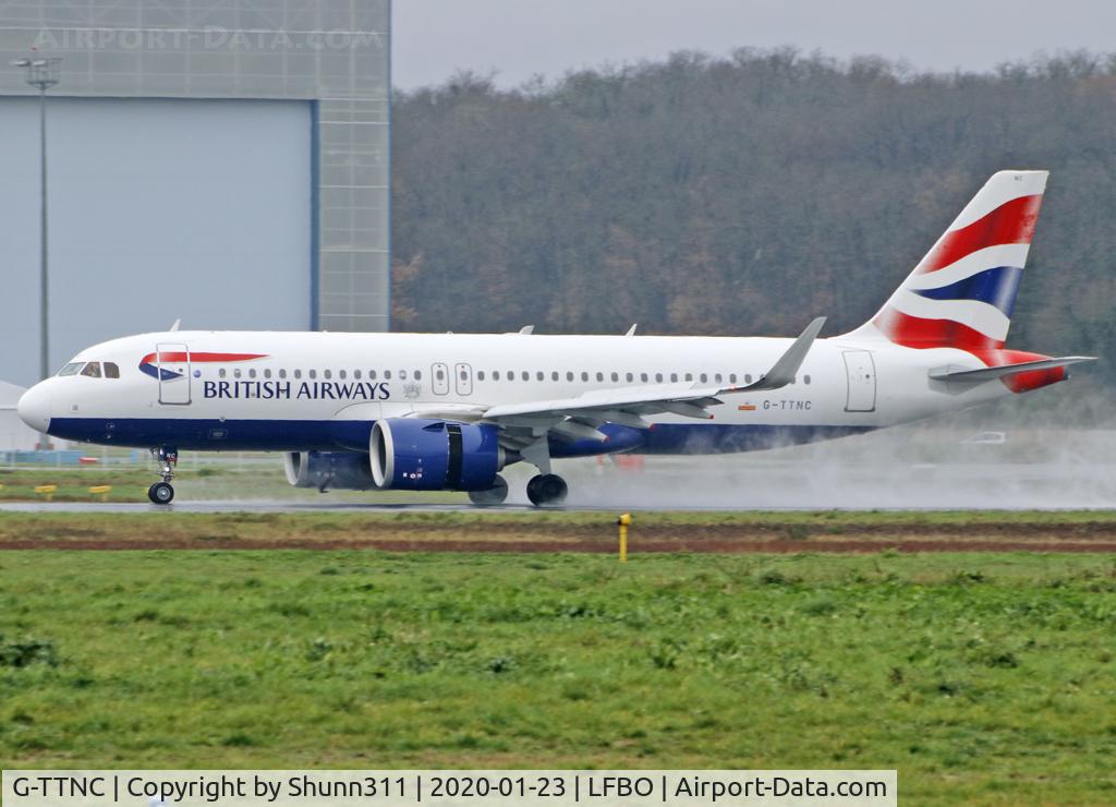 G-TTNC, 2018 Airbus A320-251N C/N 8173, Landing rwy 14R