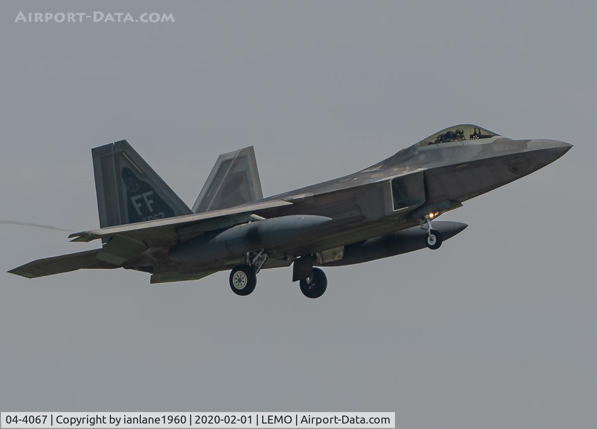 04-4067, 2004 Lockheed Martin F-22A Raptor C/N 4067, At Moron Air Base