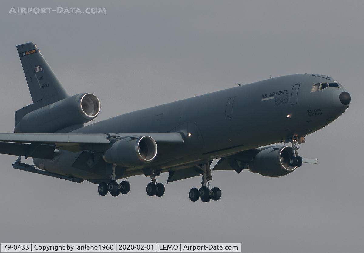 79-0433, 1981 McDonnell Douglas KC-10A Extender C/N 48200, At Moron Air Base
