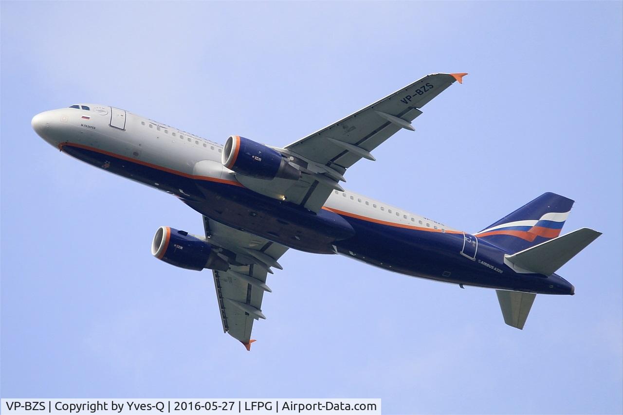 VP-BZS, 2008 Airbus A320-214 C/N 3644, Airbus A320-214, Take off rwy 27L, Roissy Charles De Gaulle airport (LFPG-CDG)