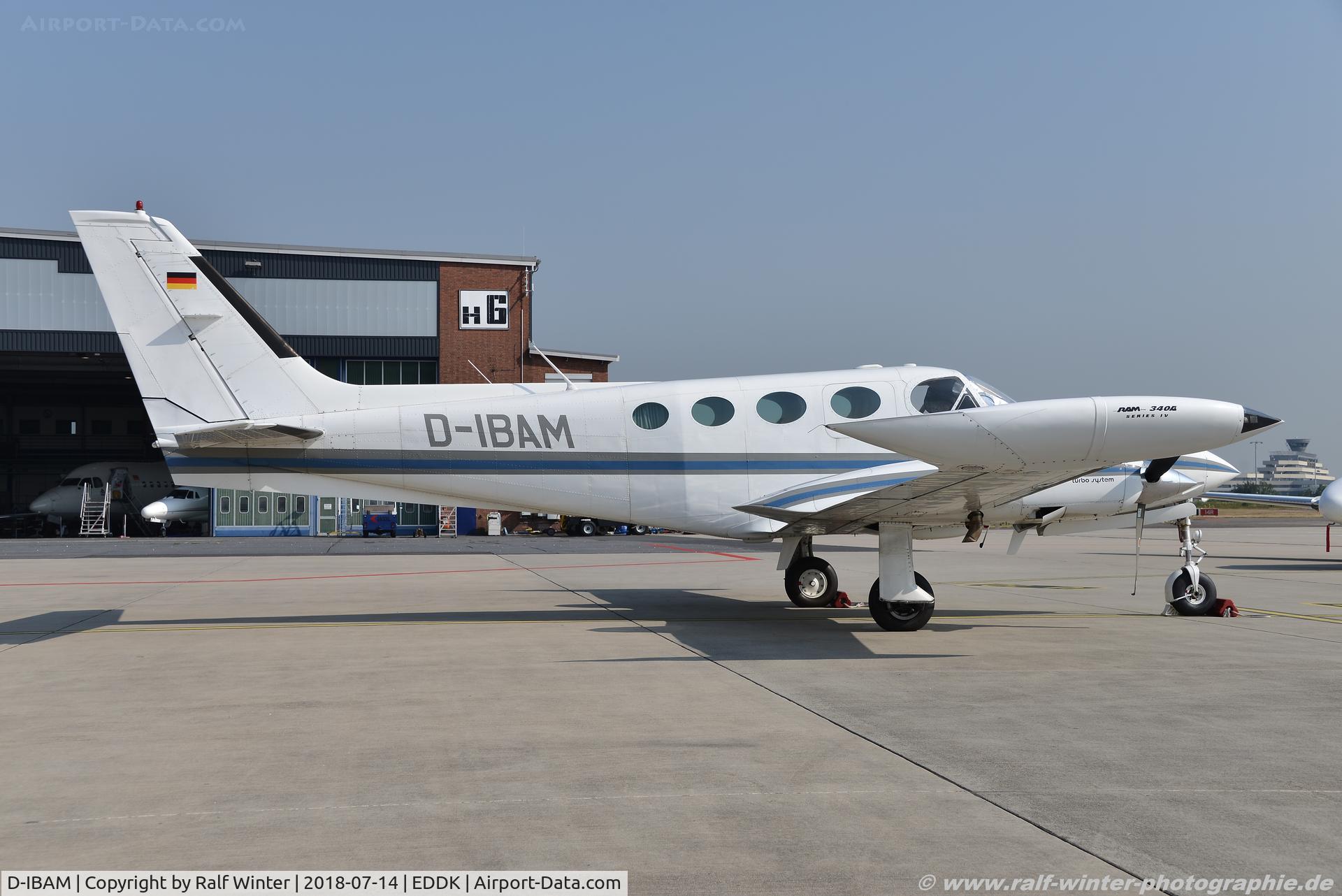 D-IBAM, Cessna 340A C/N 340A-0091, Cessna 340A - Private - 340A0091 - D-IBAM - 14.07.2018 - CGN