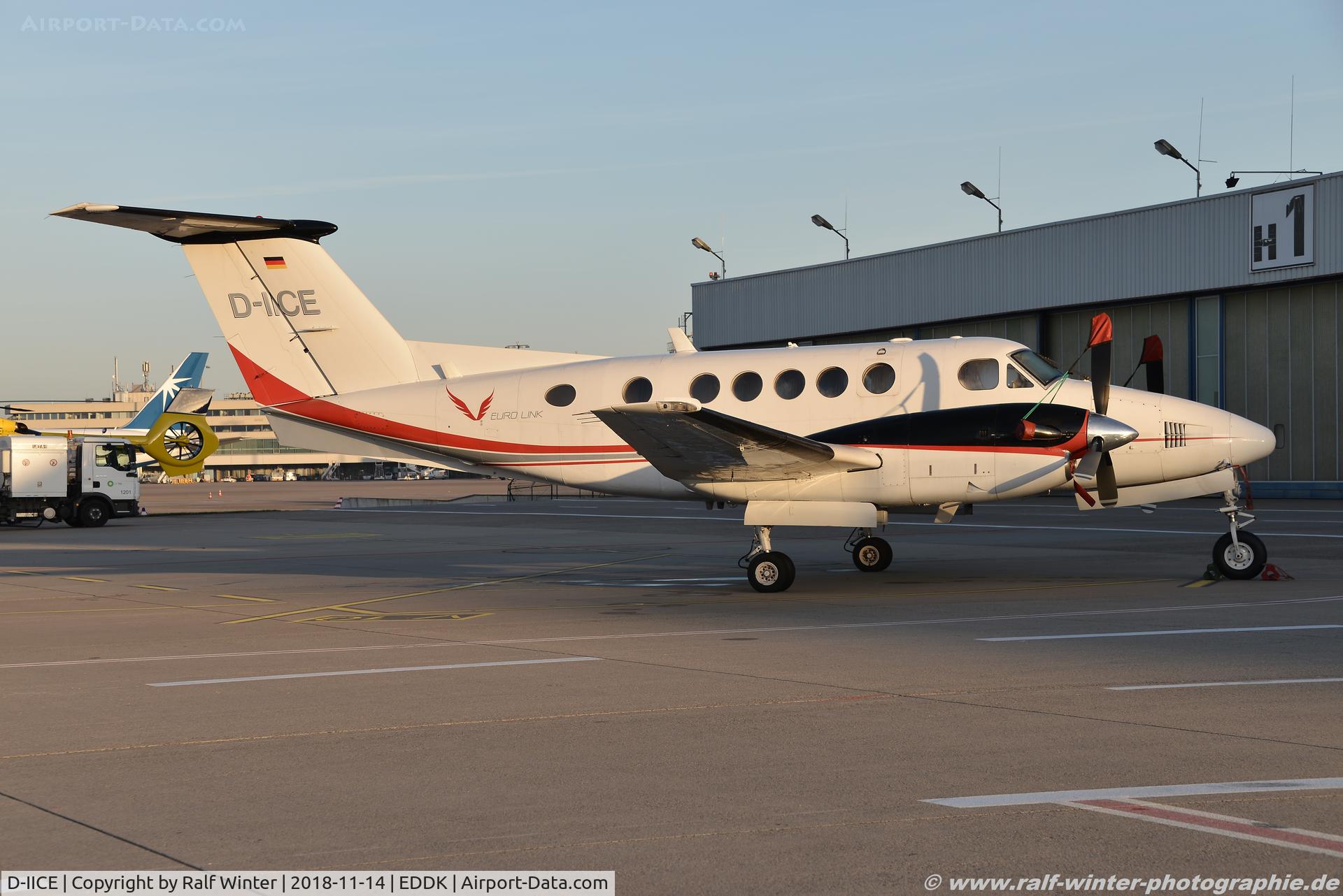 D-IICE, 1977 Beech 200 Super King Air C/N BB-269, Beech B200 Super King Air - Euro Link - BB-269 - D-IICE - 14.11.2018 - CGN