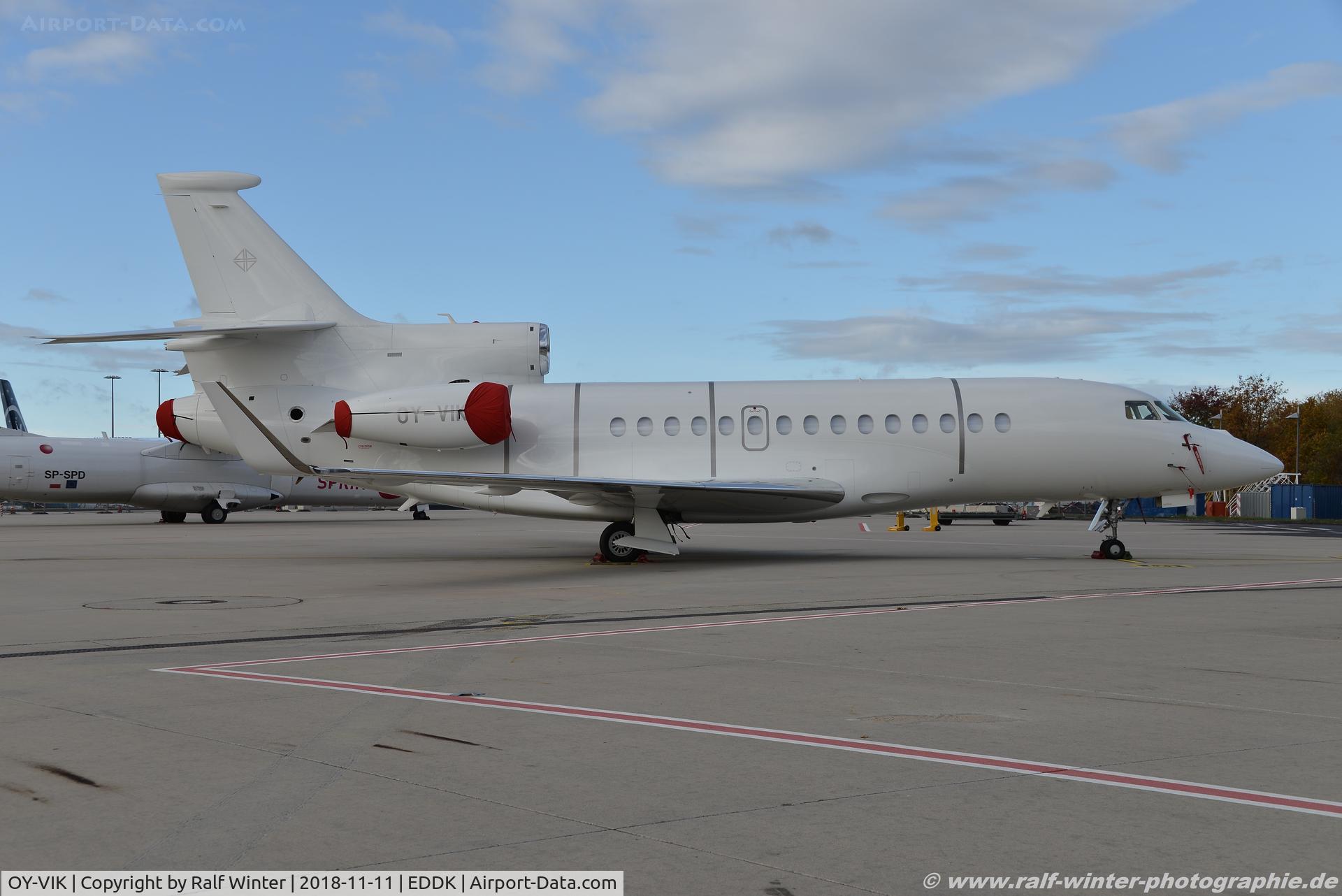 OY-VIK, 2010 Dassault Falcon 7X C/N 85, Dassault Falcon 7X - MMD Air Alsie - 85 - OY-VIK - 11.11.2018 - CGN