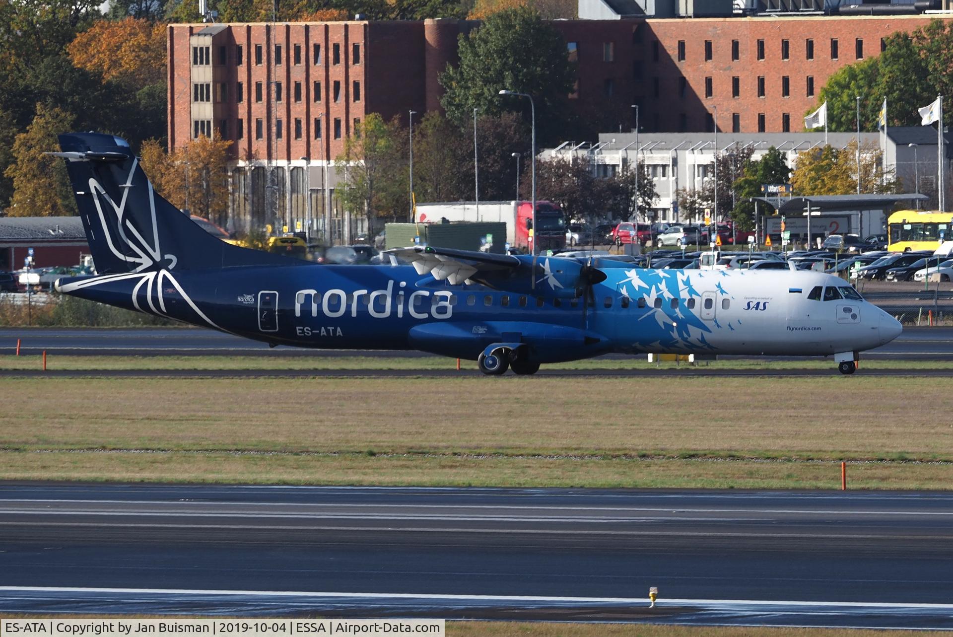 ES-ATA, 2012 ATR 72-600 (72-212A) C/N 1038, Nordica