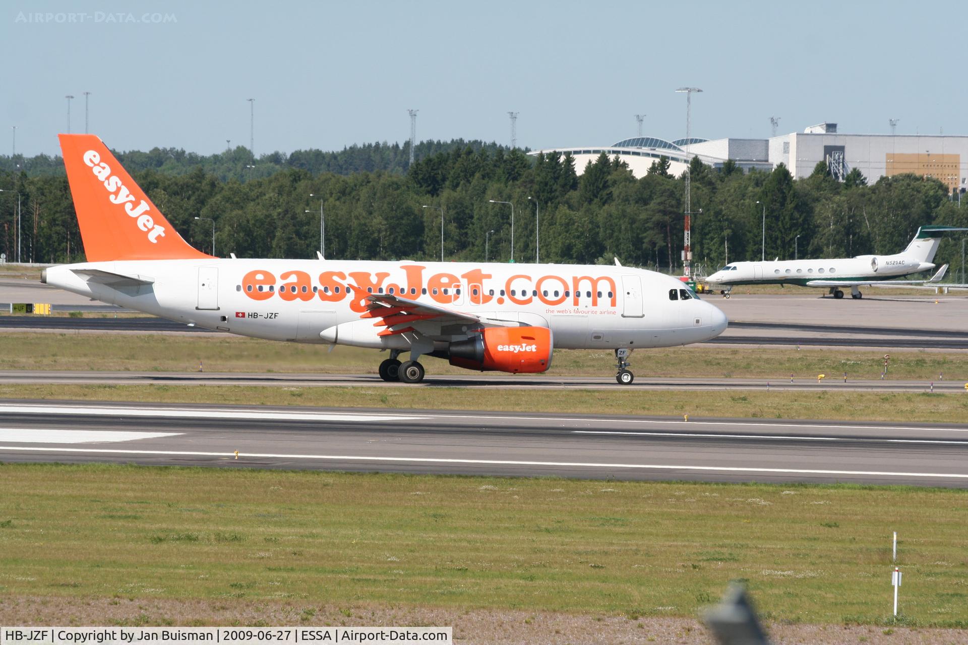 HB-JZF, 2004 Airbus A319-111 C/N 2184, EasyJet Switzerland