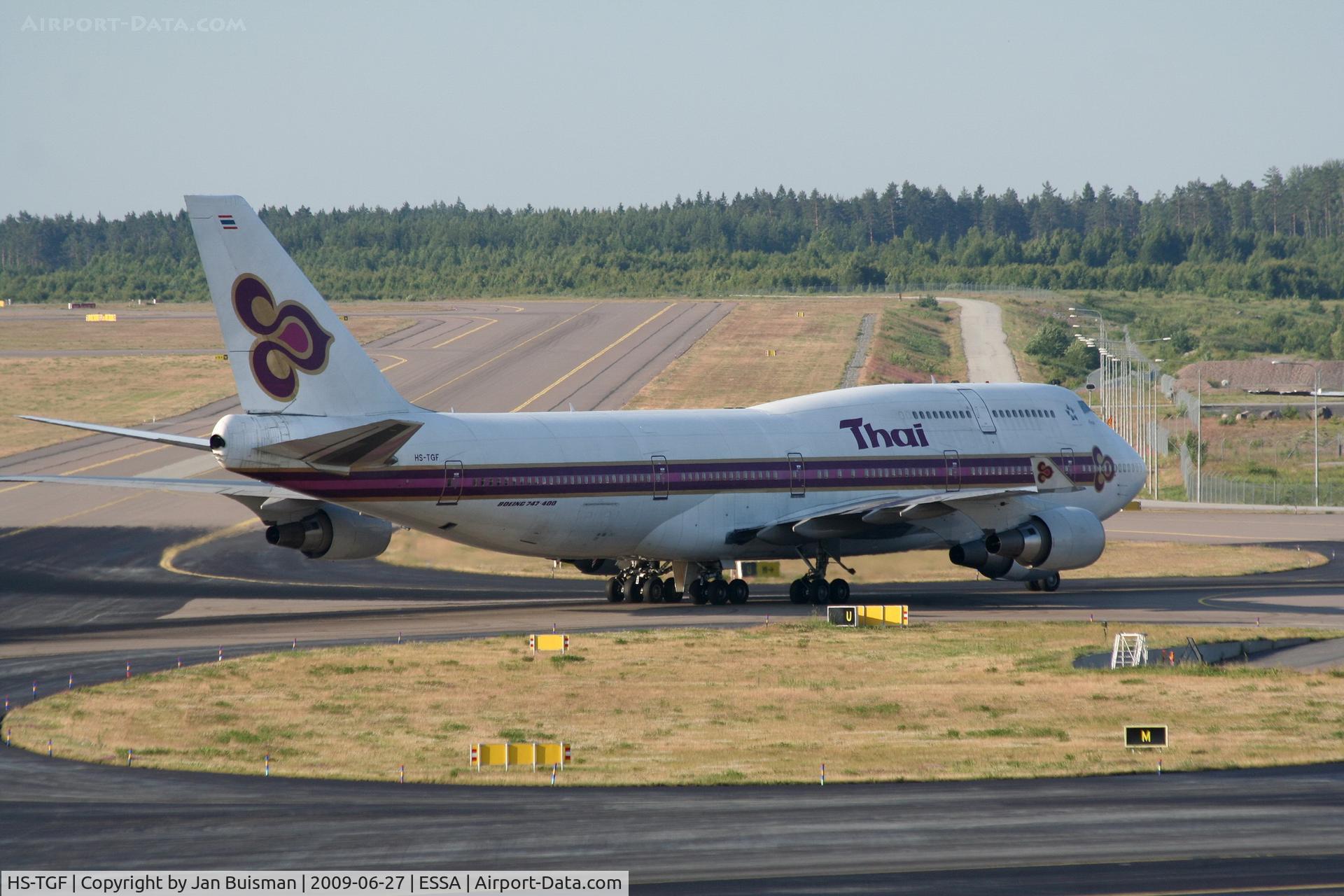 HS-TGF, 2003 Boeing 747-4D7 C/N 33770, THai Intl