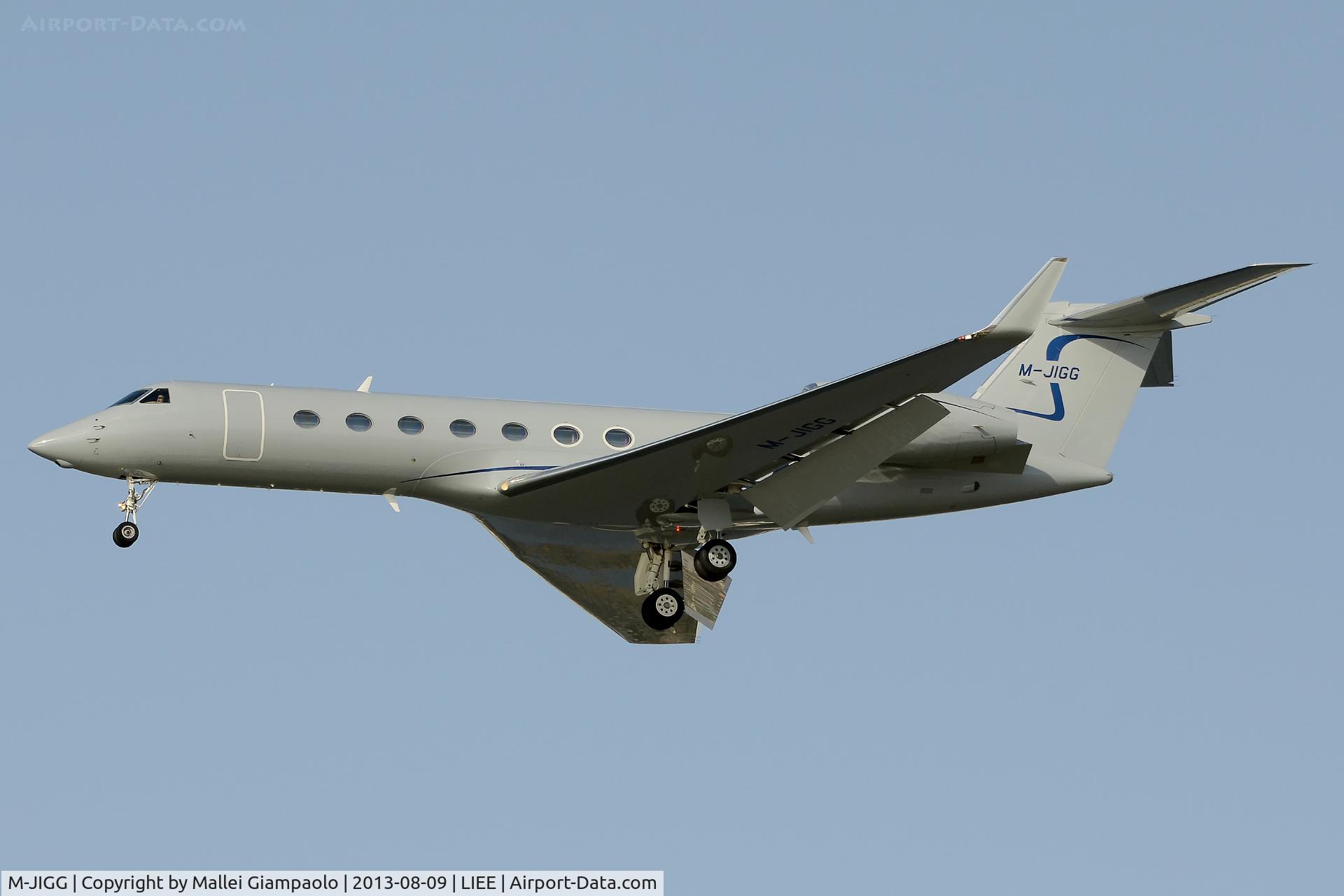 M-JIGG, 2011 Gulfstream Aerospace GV-SP (G550) C/N 5346, M-JIGG