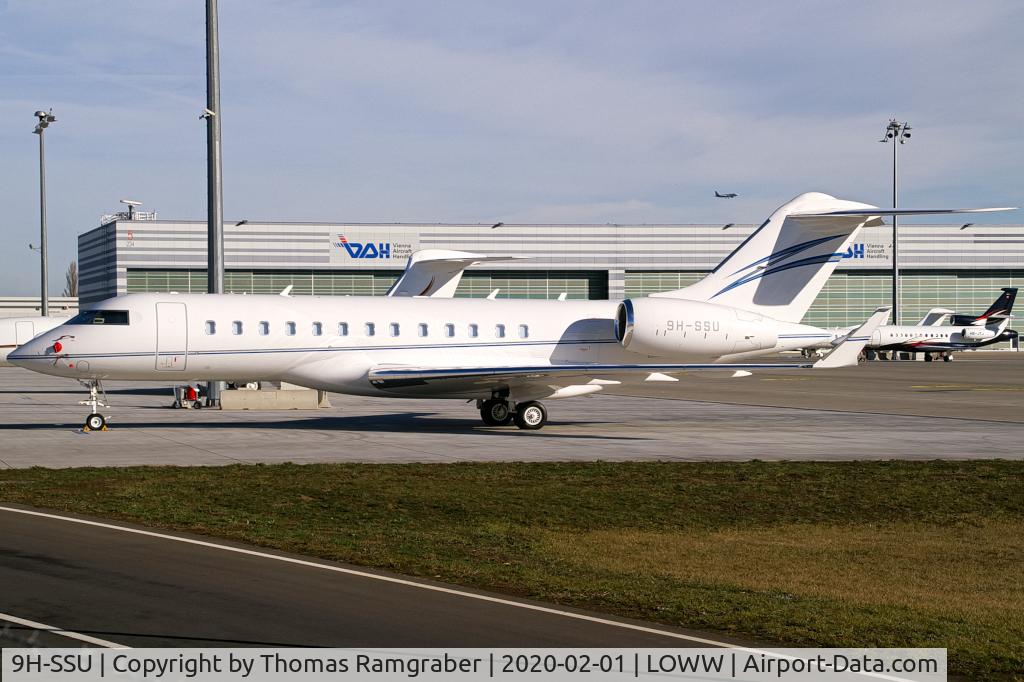 9H-SSU, 2019 Bombardier BD-700-1A10 C/N 9864, Avcon Jet Malta Bombardier Global 6000