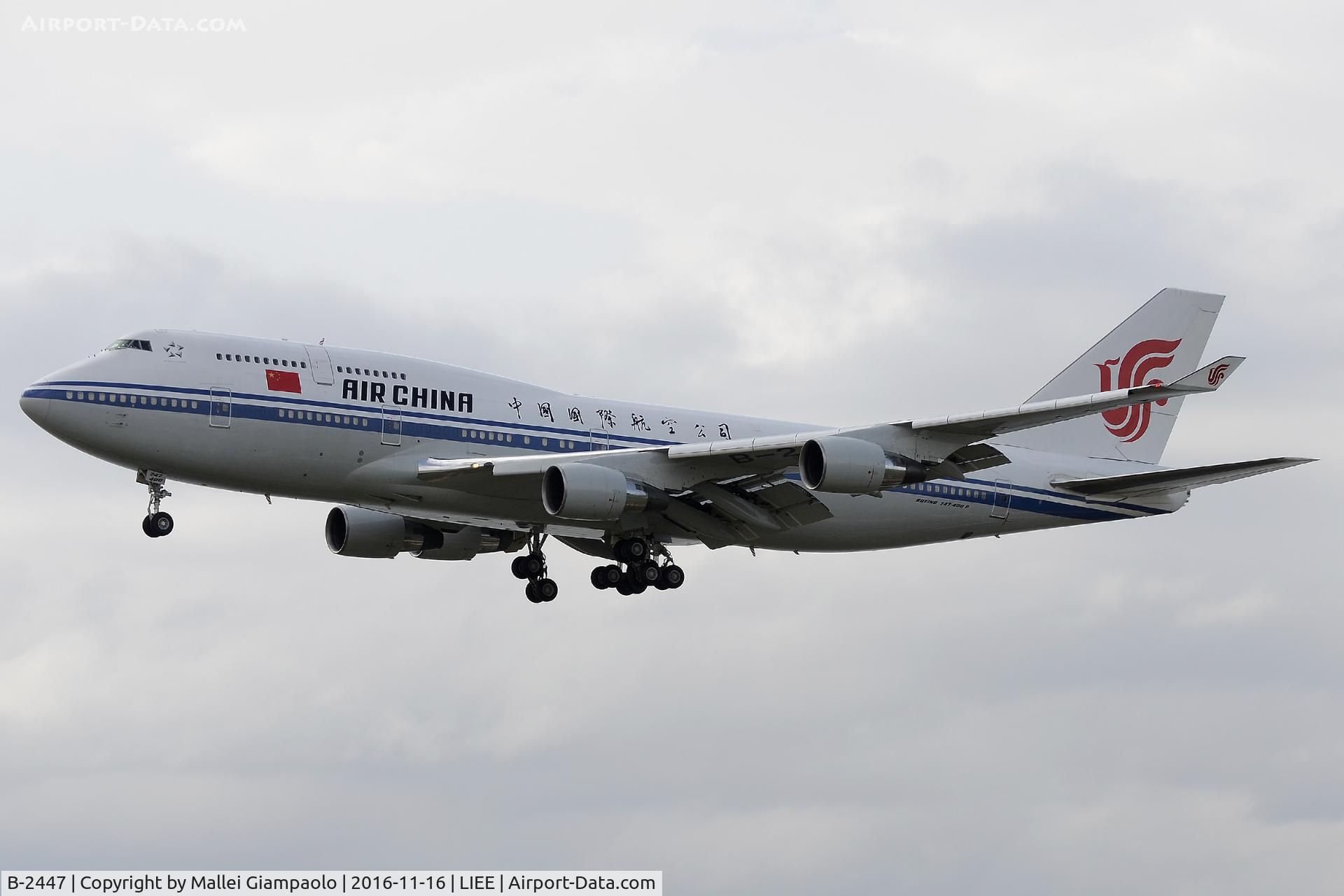 B-2447, 1995 Boeing 747-4J6 C/N 25883, B-2447
