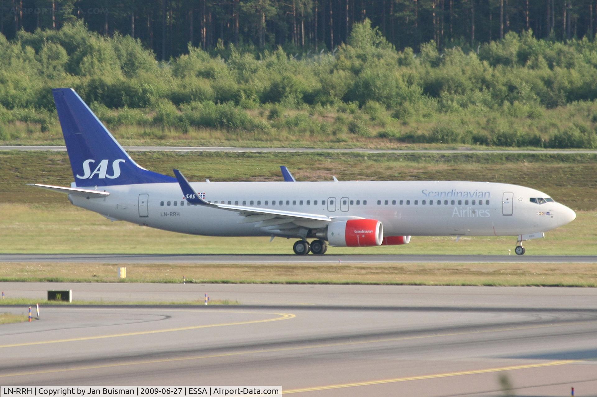 LN-RRH, 2009 Boeing 737-883 C/N 34546, SAS