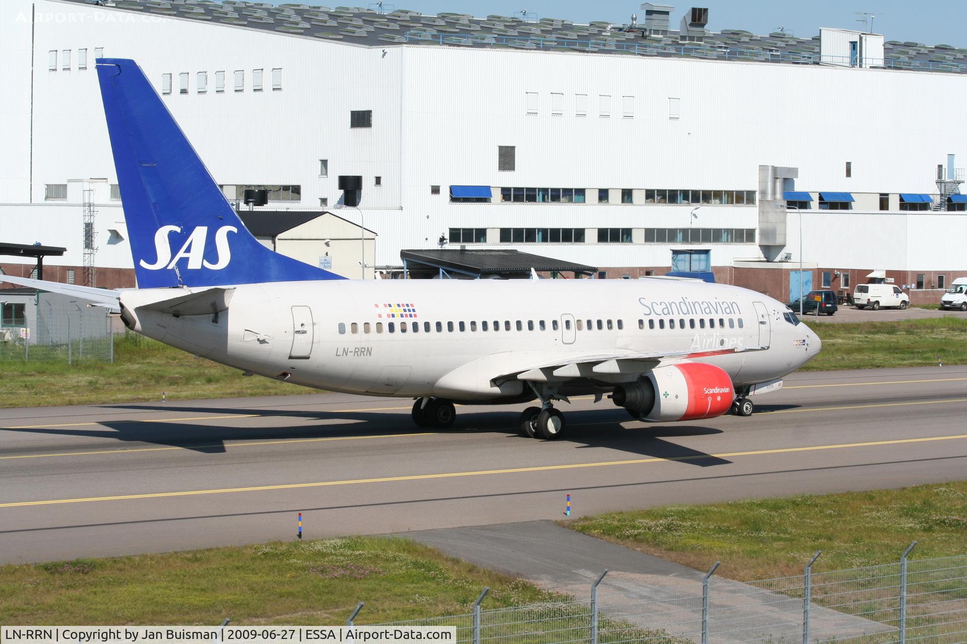 LN-RRN, 1999 Boeing 737-783 C/N 30191, SAS