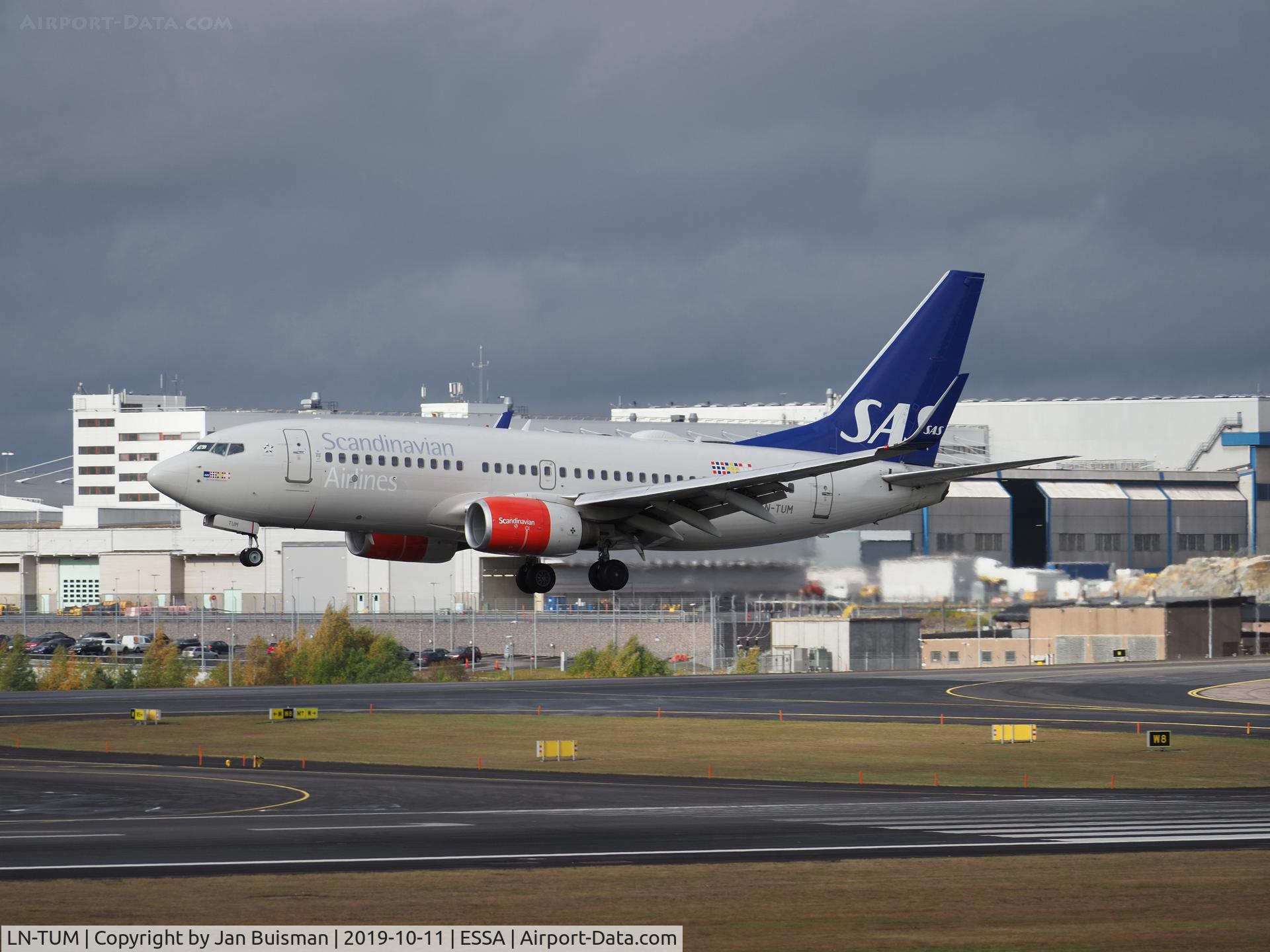 LN-TUM, 2002 Boeing 737-705 C/N 29098, SAS