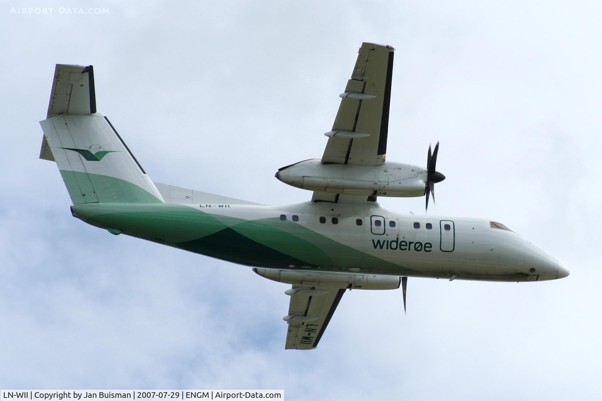 LN-WII, 1994 De Havilland Canada DHC-8-103B Dash 8 C/N 384, Wideroe