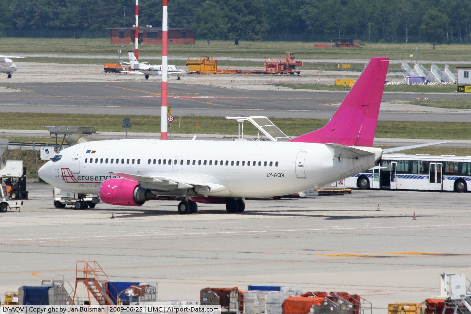 LY-AQV, Boeing 737-35B C/N 25069/2053, Aeroservizia