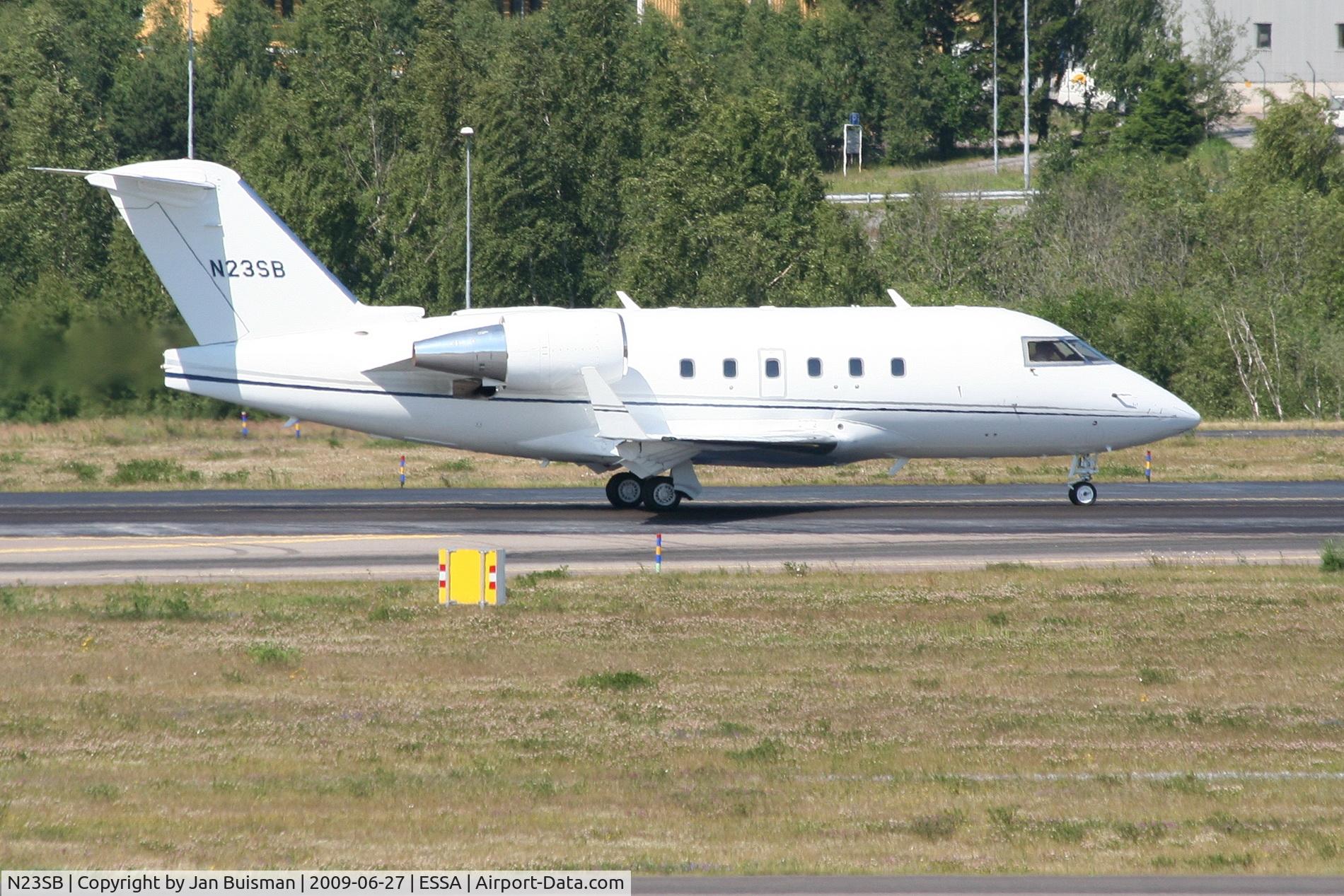 N23SB, 1990 Canadair Challenger 601-3A (CL-600-2B16) C/N 5074, Corporate