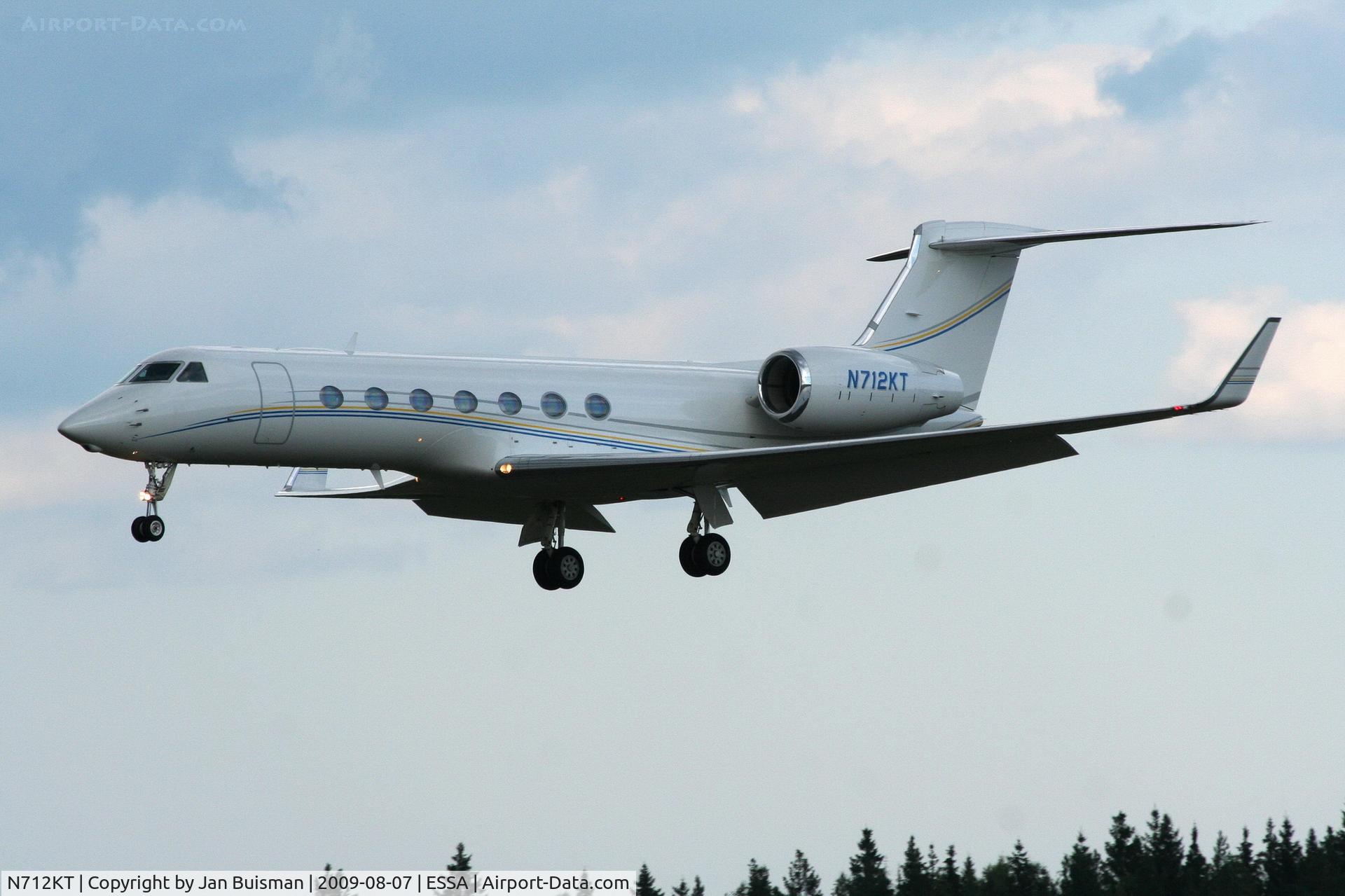N712KT, 2012 Gulfstream Aerospace G650 (G-VI) C/N 6035, Corporate
