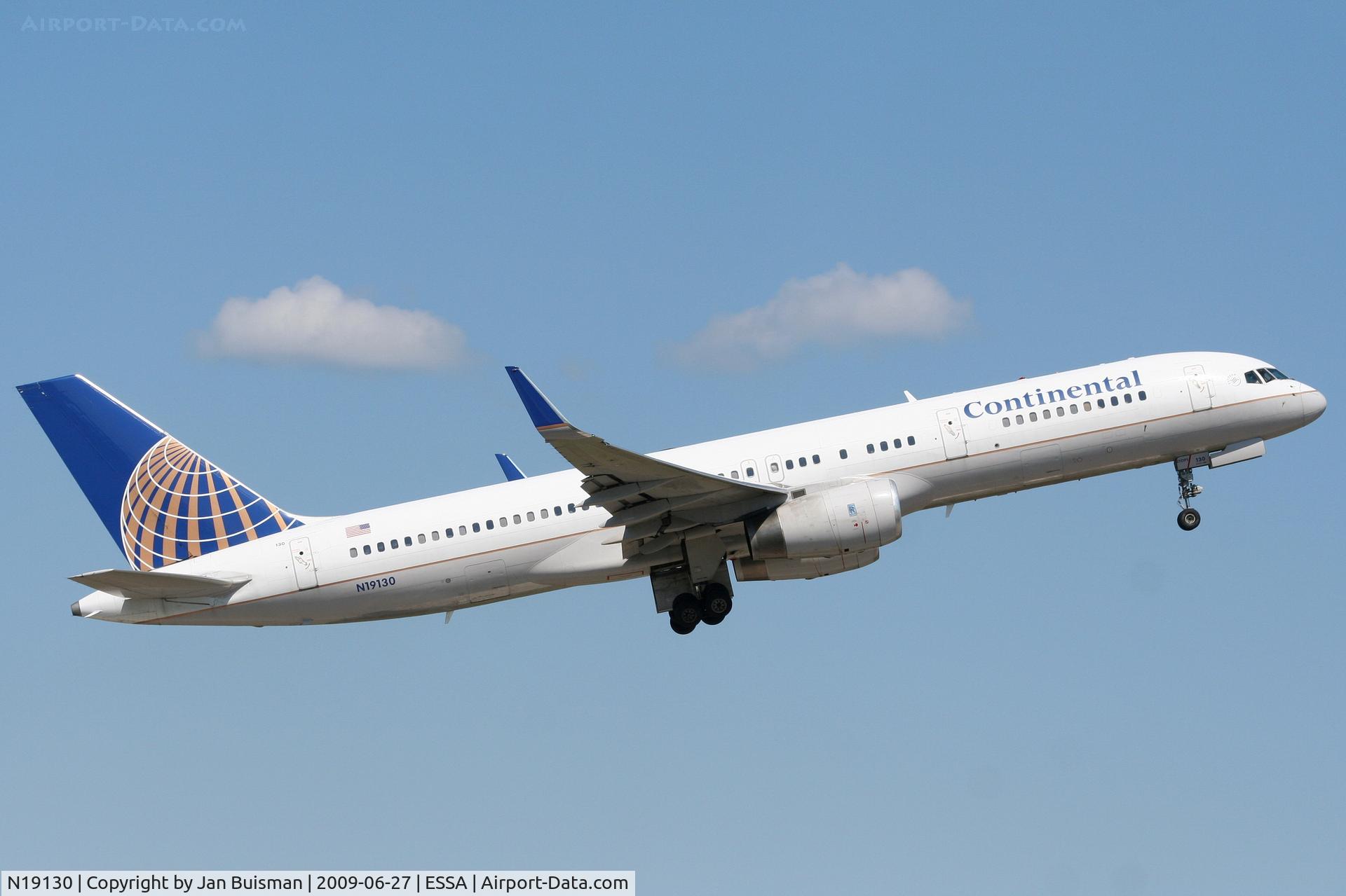 N19130, 1998 Boeing 757-224/ER C/N 28970, Continental Airlines