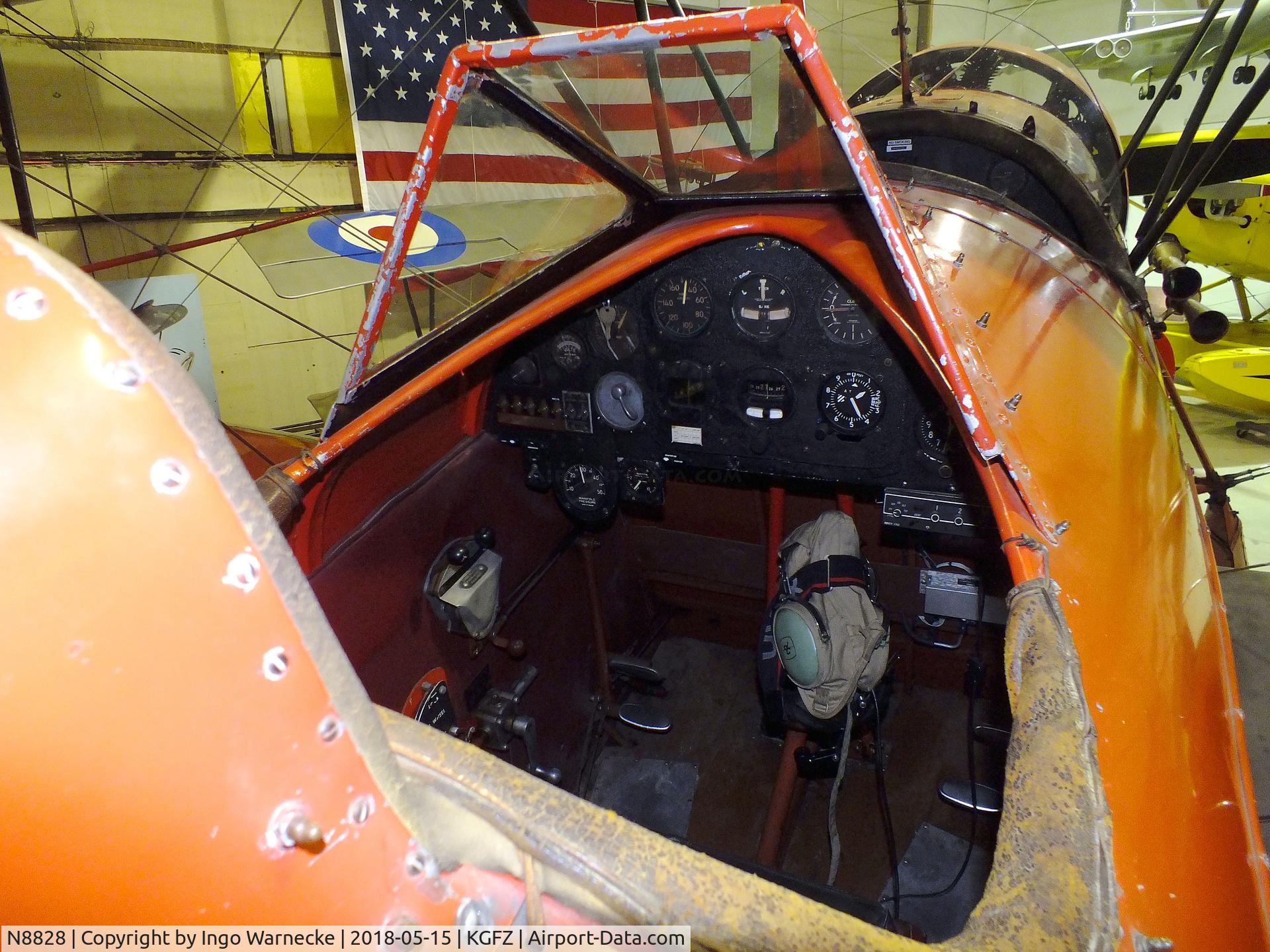 N8828, 1929 Stearman C3-R C/N 5001, Stearman C3-R at the Iowa Aviation Museum, Greenfield IA  #c