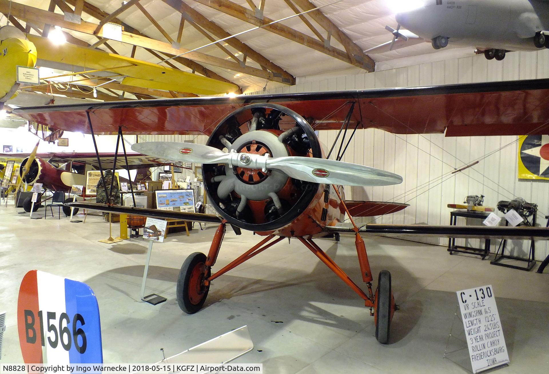 N8828, 1929 Stearman C3-R C/N 5001, Stearman C3-R at the Iowa Aviation Museum, Greenfield IA