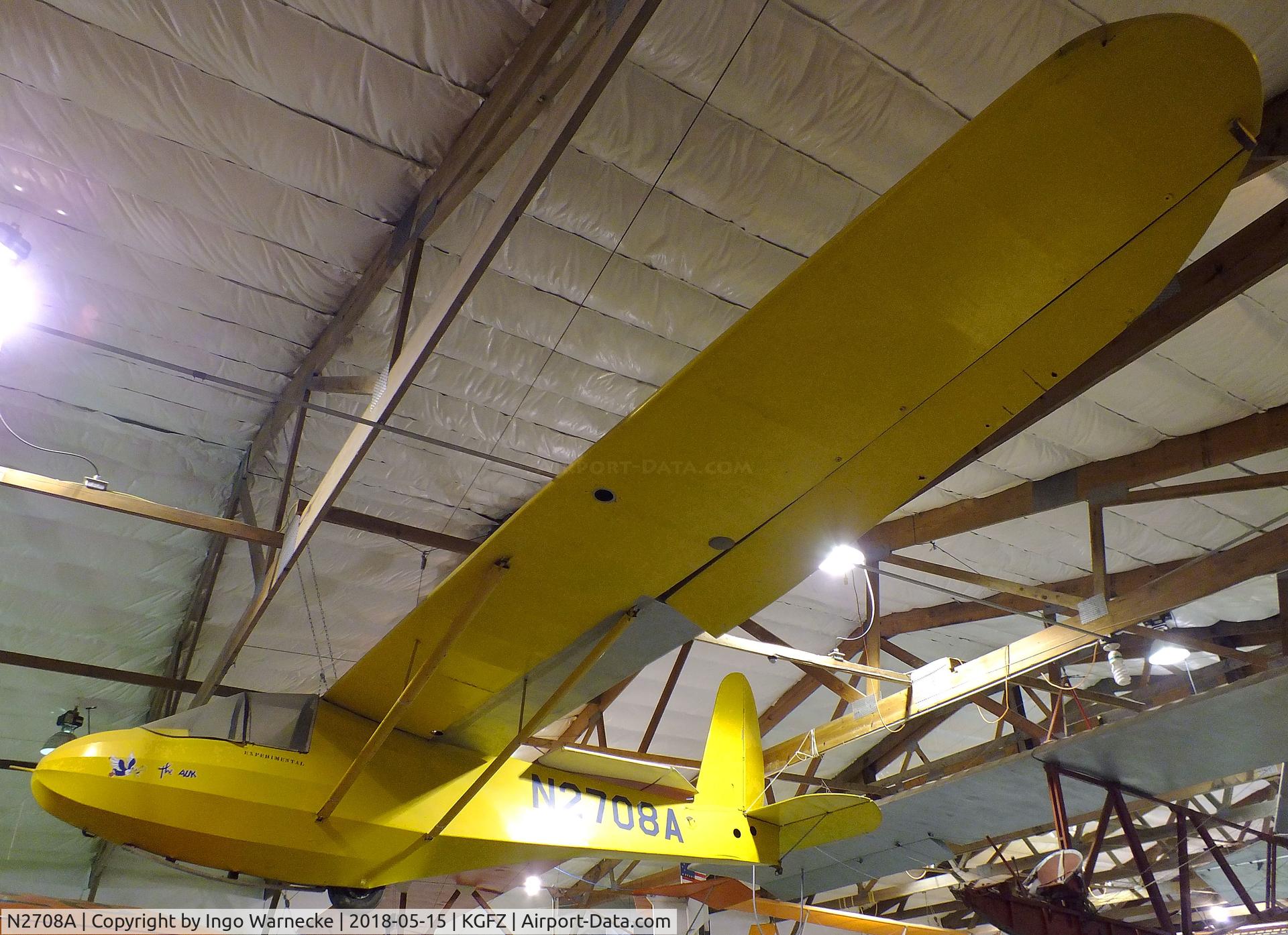 N2708A, 1956 Schweizer SGU-1-20 C/N 30A, Schweizer SGU-1-20 at the Iowa Aviation Museum, Greenfield IA