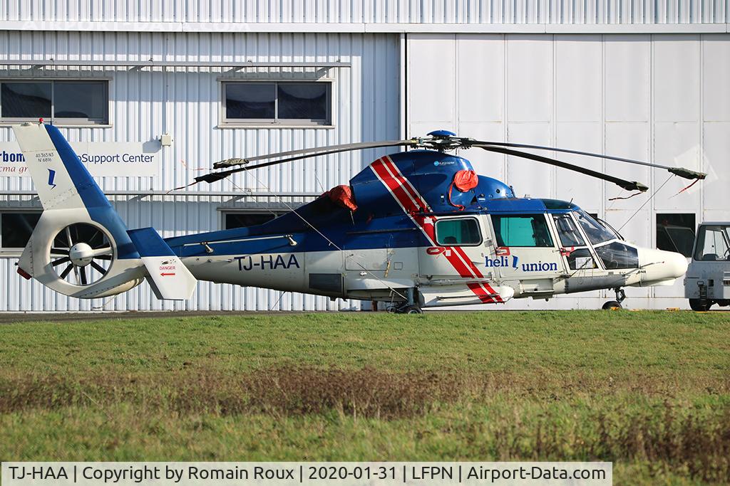 TJ-HAA, 2008 Eurocopter AS-365N-3 Dauphin 2 C/N 6816, Parked