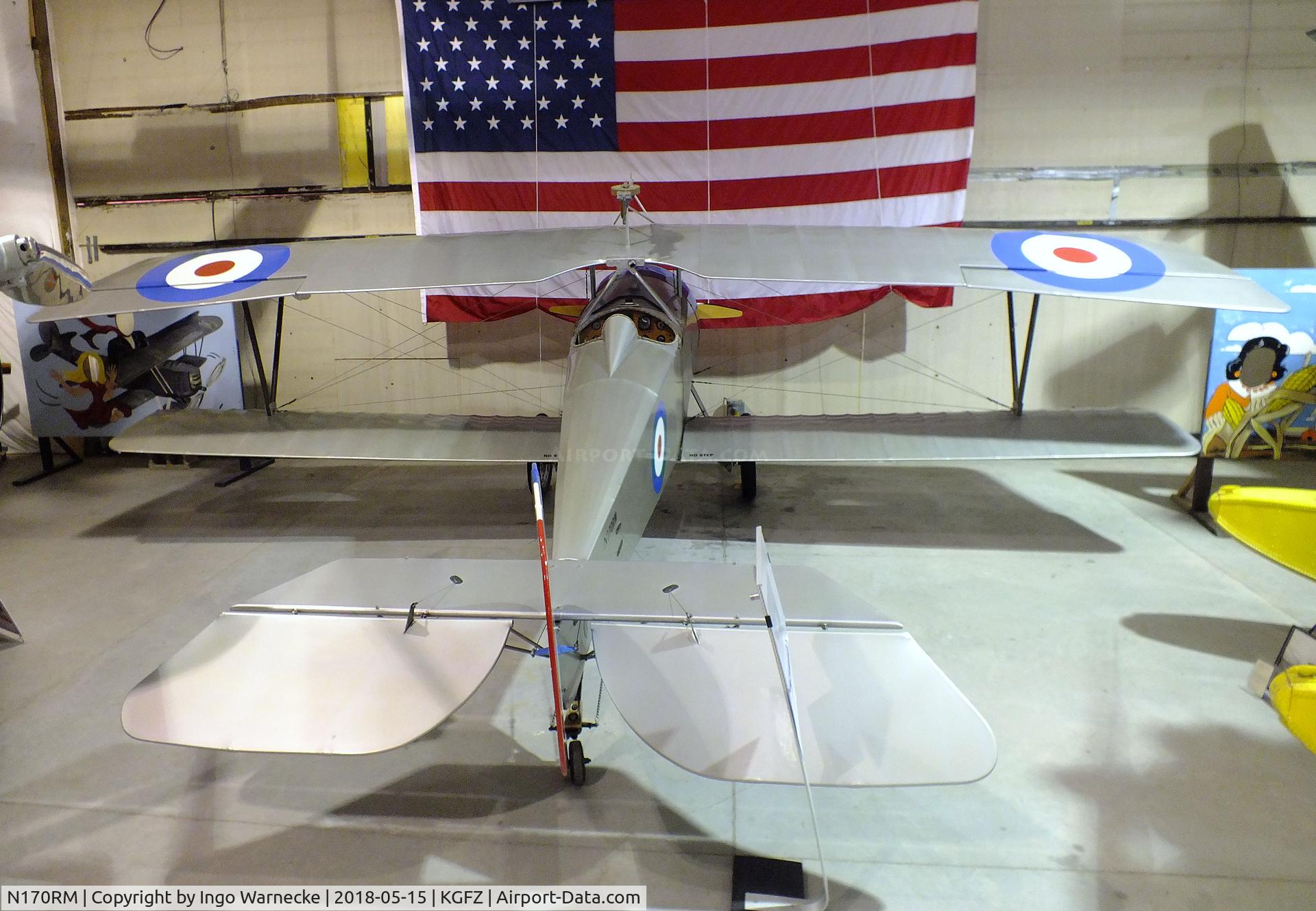 N170RM, 1998 Nieuport 17 Replica C/N 30, Nieuport 17 (Milburn, Richard L) 7/8-scale replica at the Iowa Aviation Museum, Greenfield IA