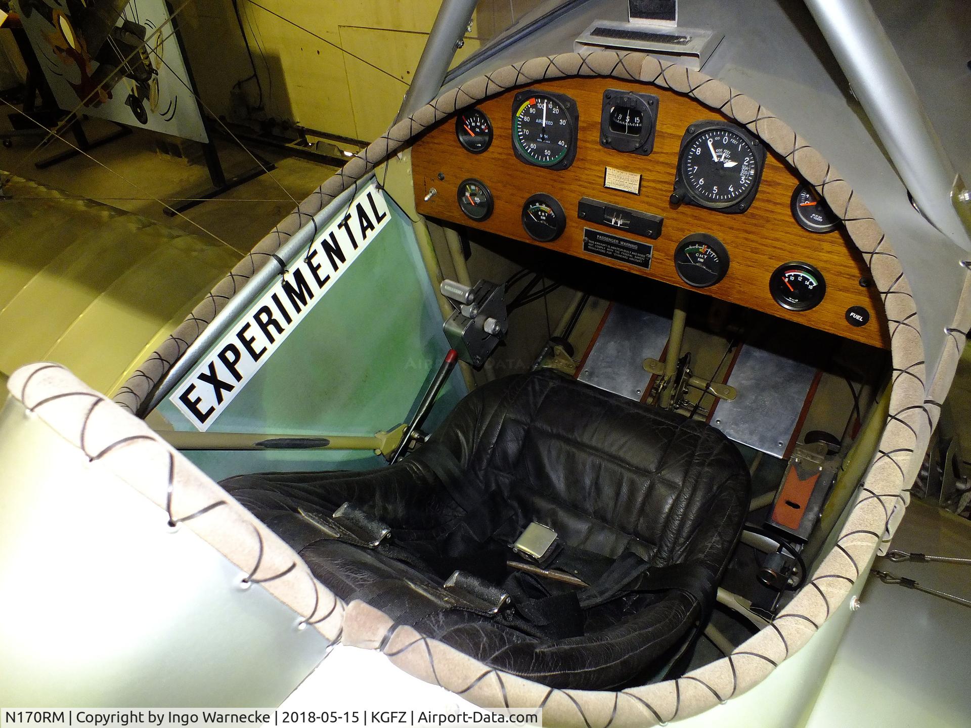 N170RM, 1998 Nieuport 17 Replica C/N 30, Nieuport 17 (Milburn, Richard L) 7/8-scale replica at the Iowa Aviation Museum, Greenfield IA  #c