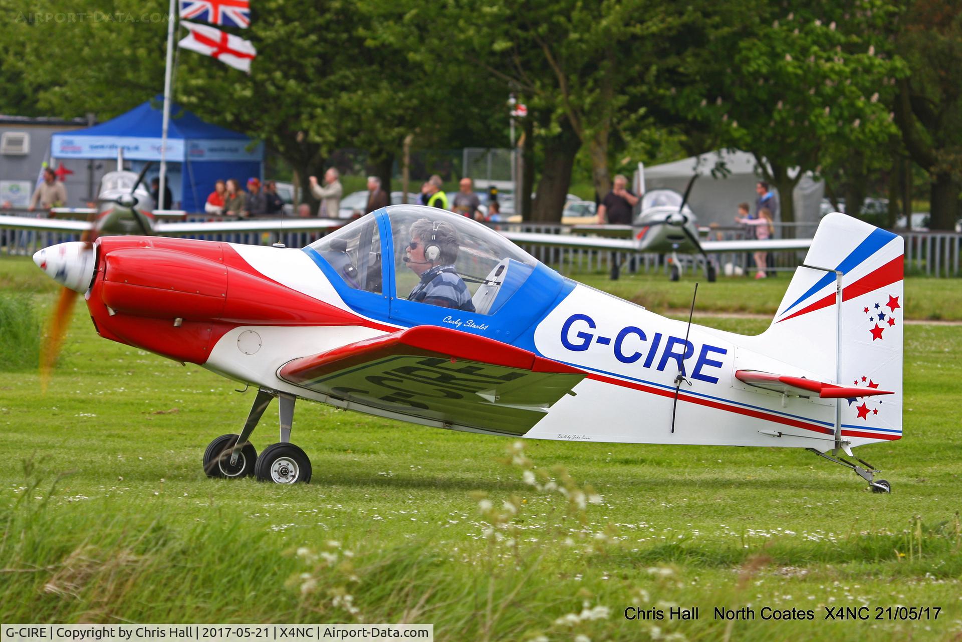 G-CIRE, 2015 Corby CJ-1 Starlet C/N LAA 134-14806, North Coates Summer fly in